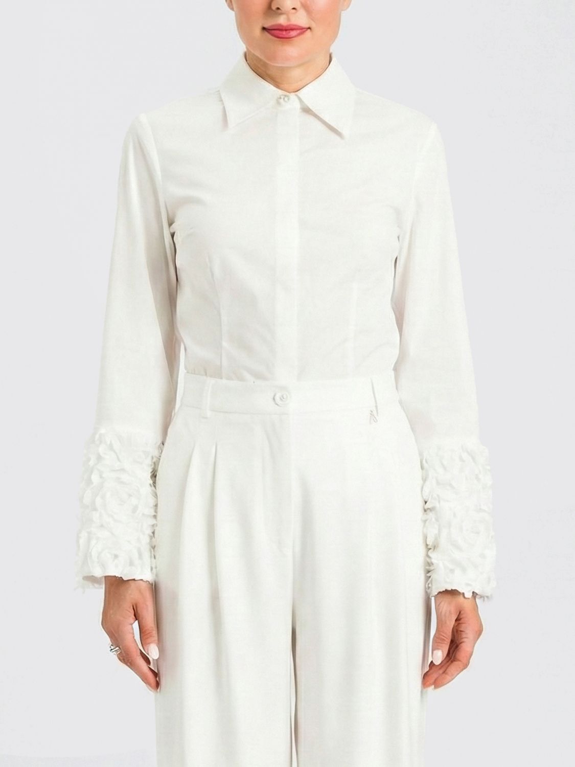 Actitude Twinset Stretch Cotton Shirt · L