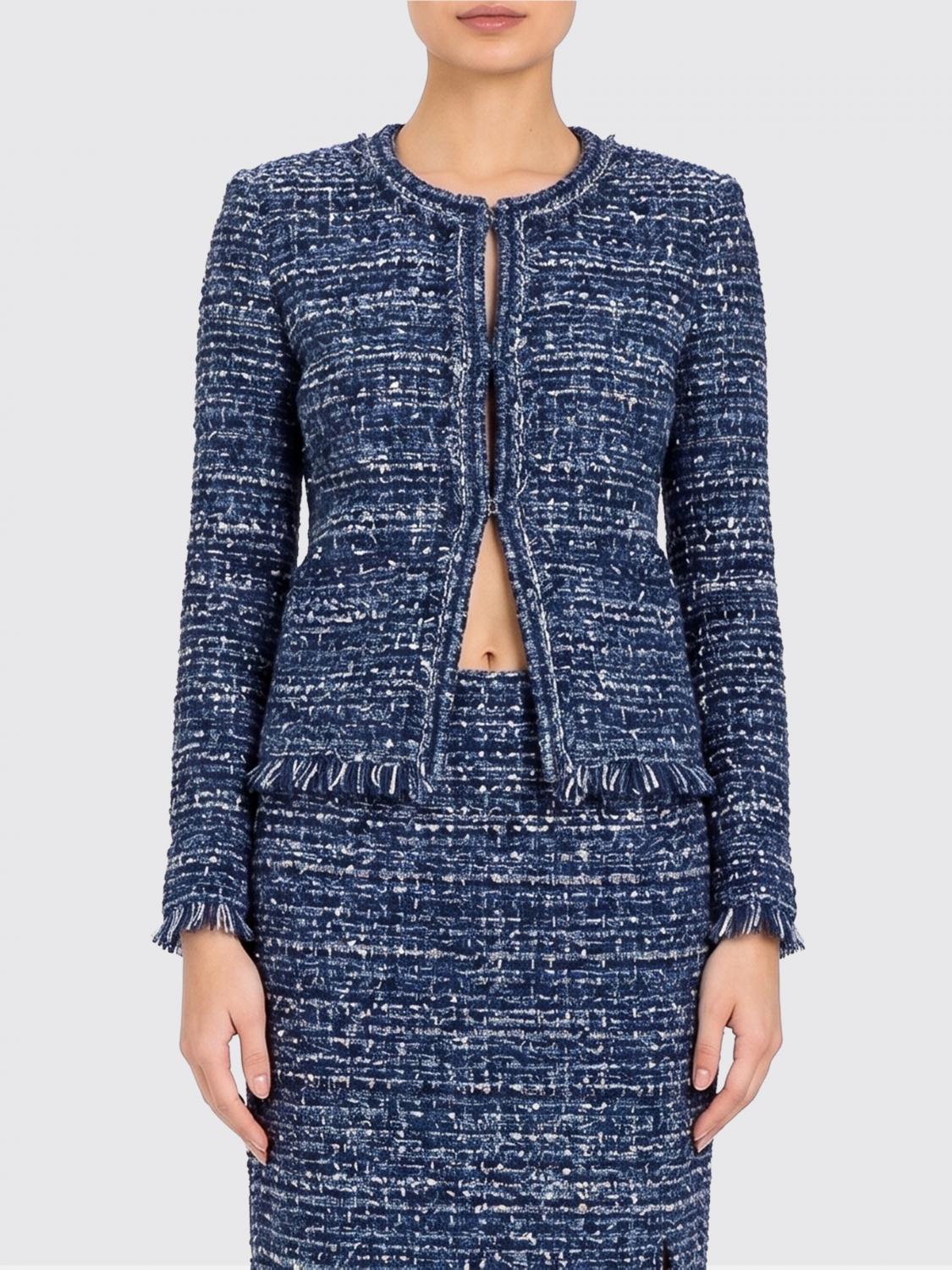 Twinset Giacca in bouclé di cotone