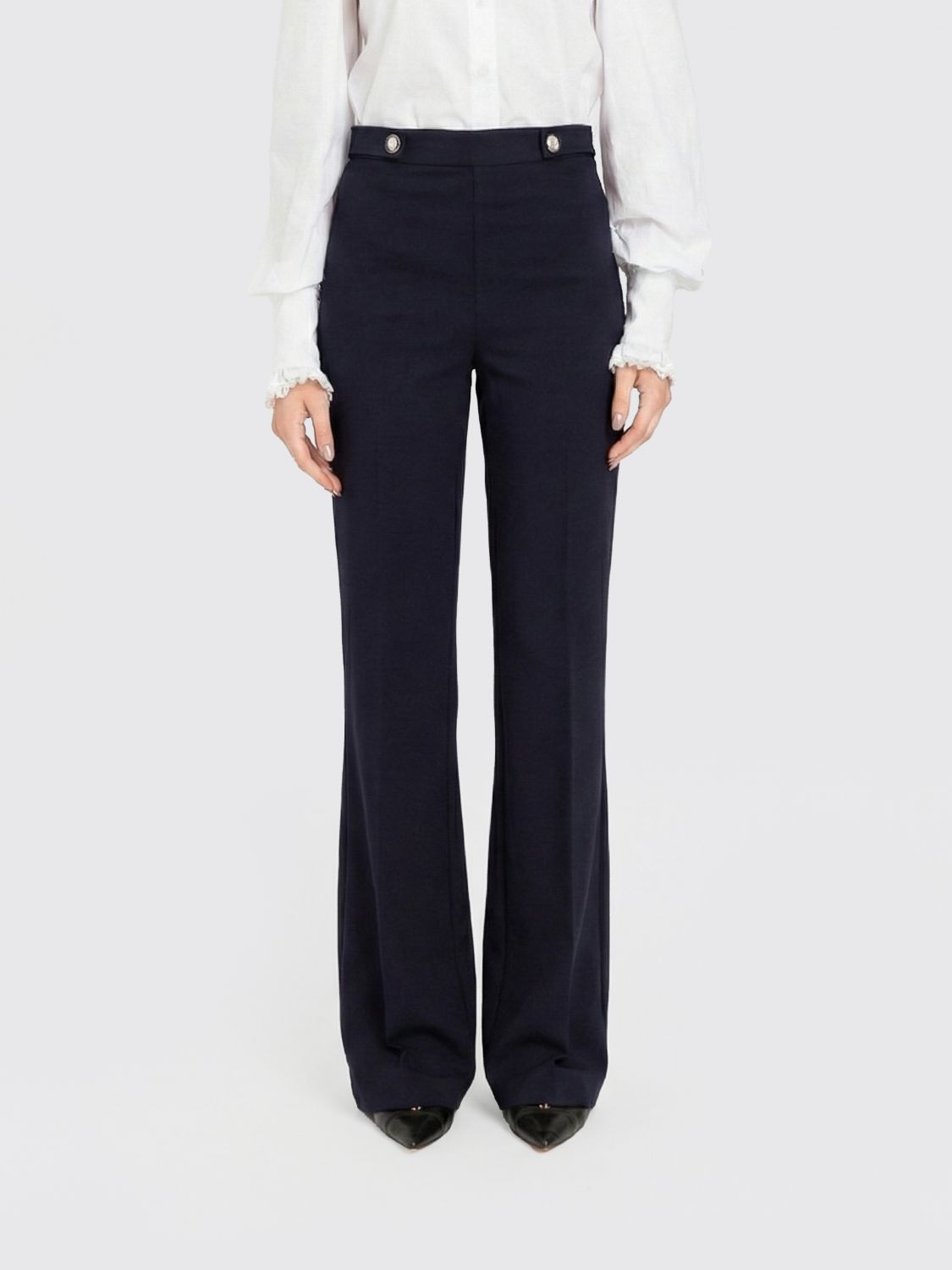 Twinset Gerade Hose aus Viskosemischung