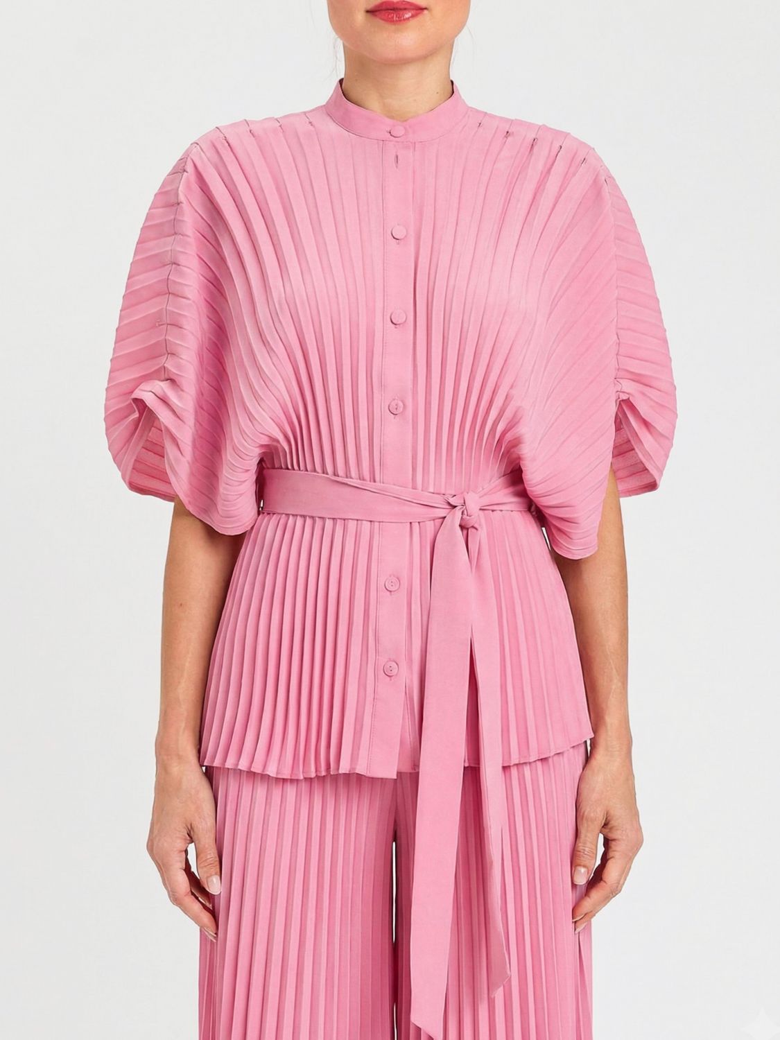 Twinset Plissiertes Crêpe-Hemd