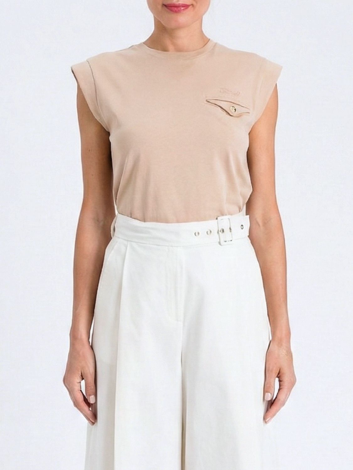 Twinset Top  Woman Color Rope In Brown