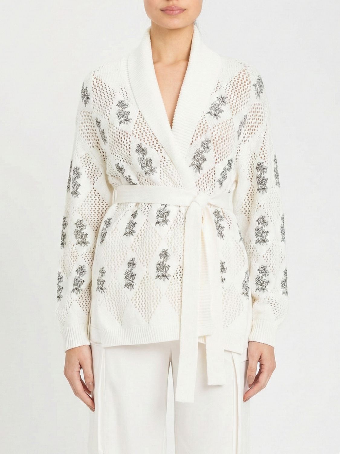 Twinset Baumwoll-Strickcardigan