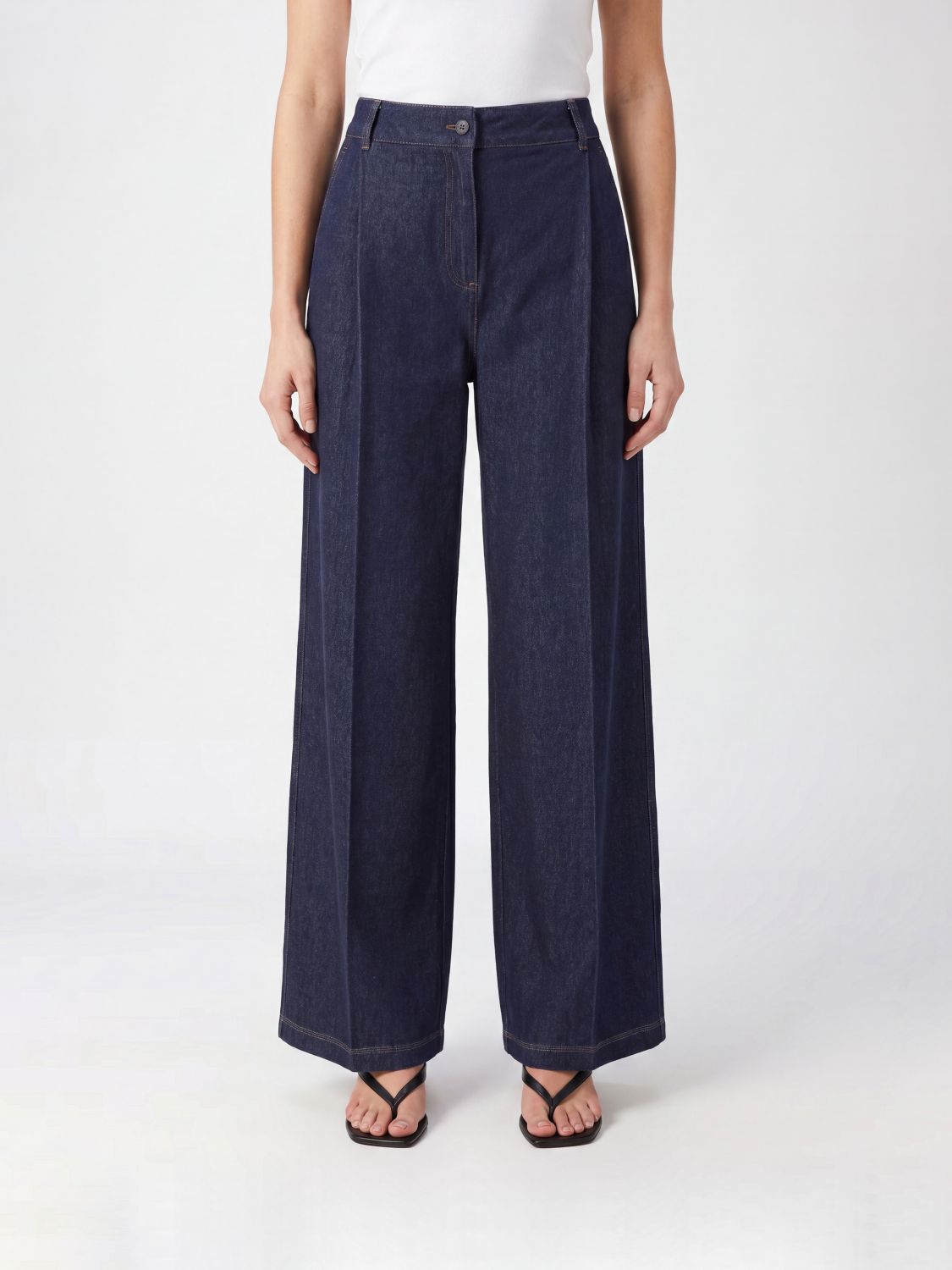 MAX MARA Pants Woman color Blue