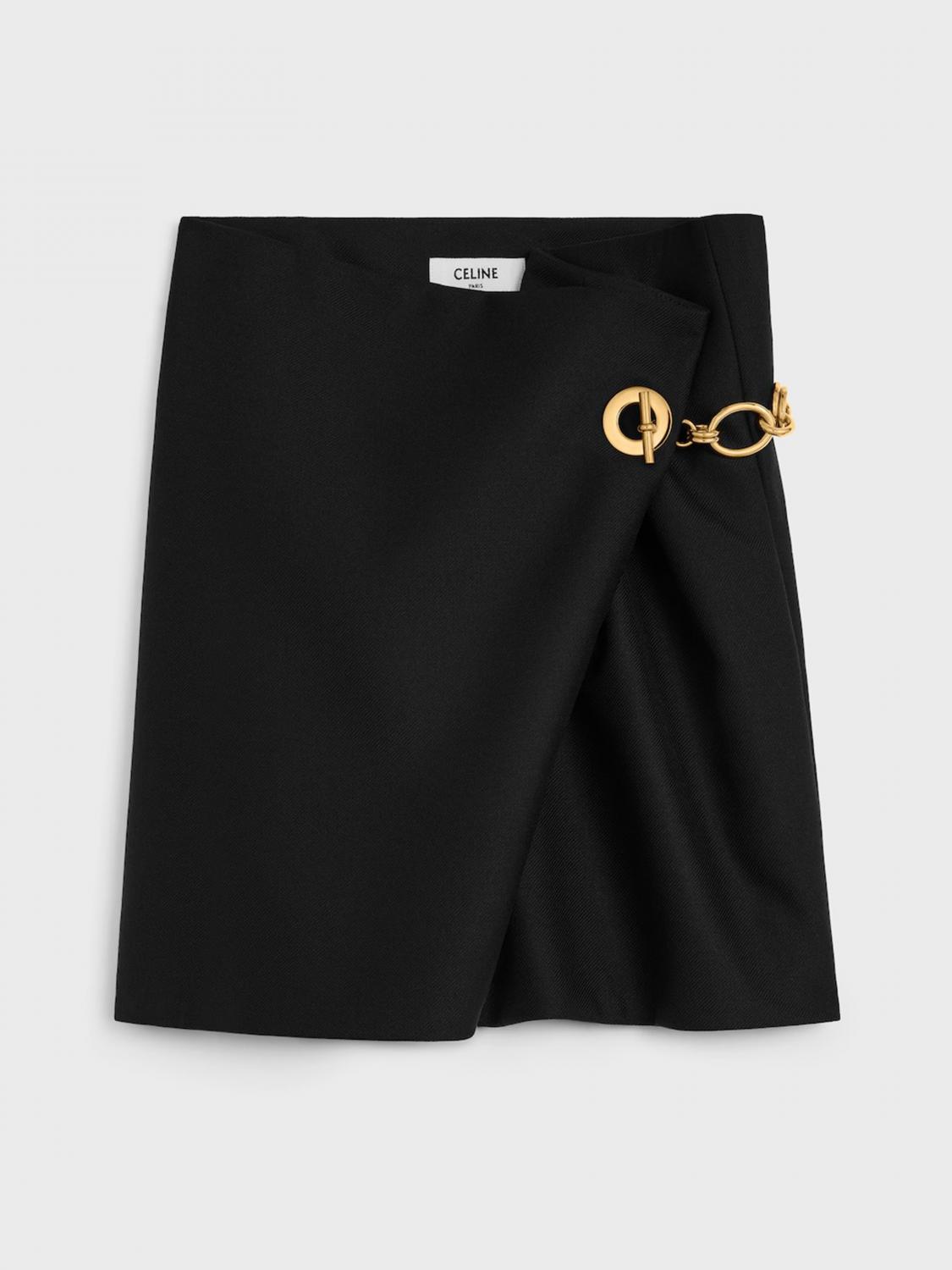 CELINE Skirt Woman color Black