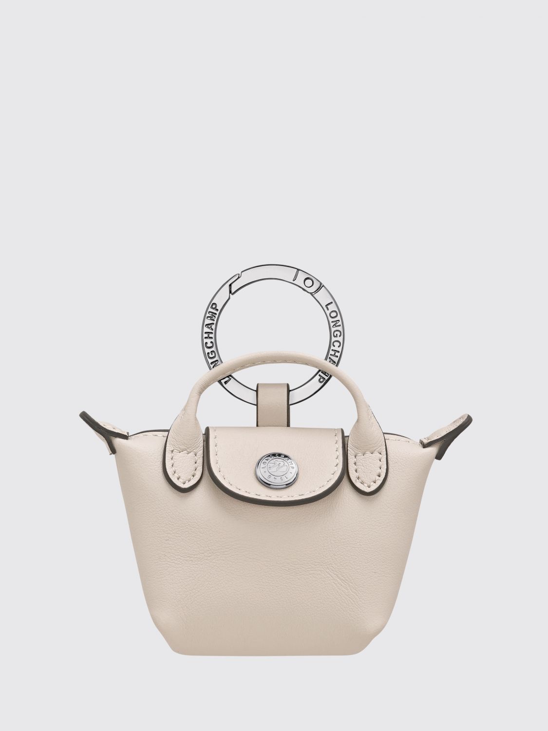 LONGCHAMP Le Pliage Xtra Leder-Schlüsselanhänger