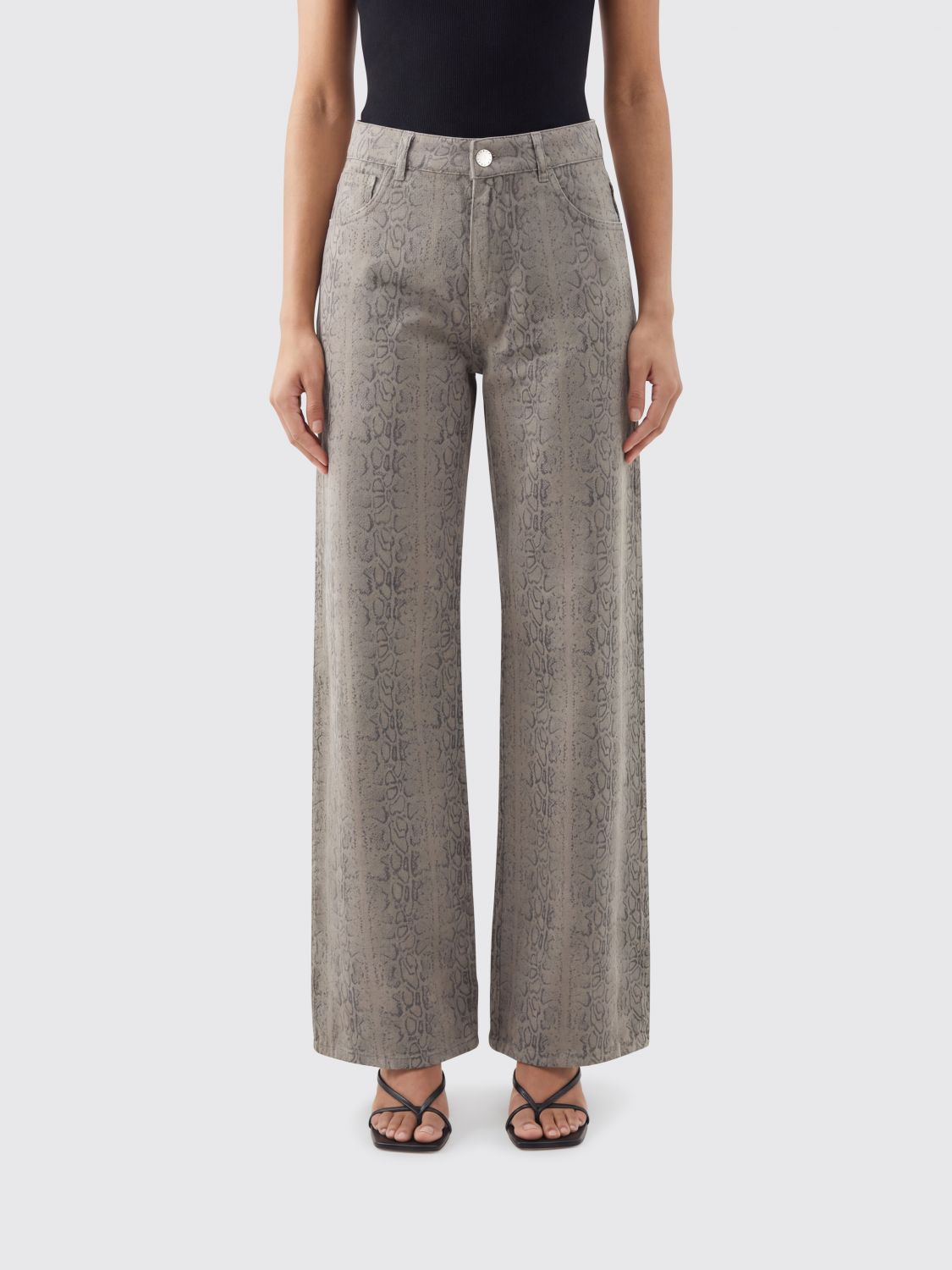Federica Tosi Animal Print Jeans · 27