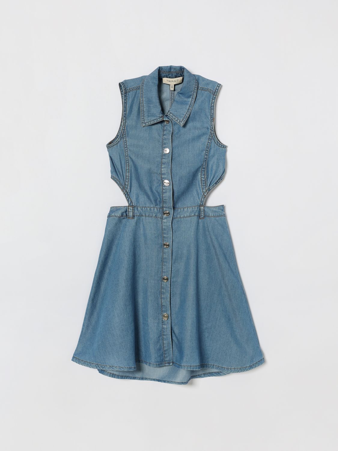 Twinset Cut-Out Lyocell-Kleid