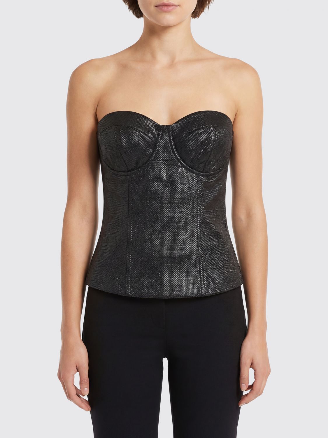 Federica Tosi Rafia Bustier Top · 38