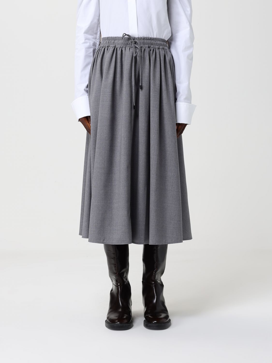 Skirt MAX MARA Woman color Grey