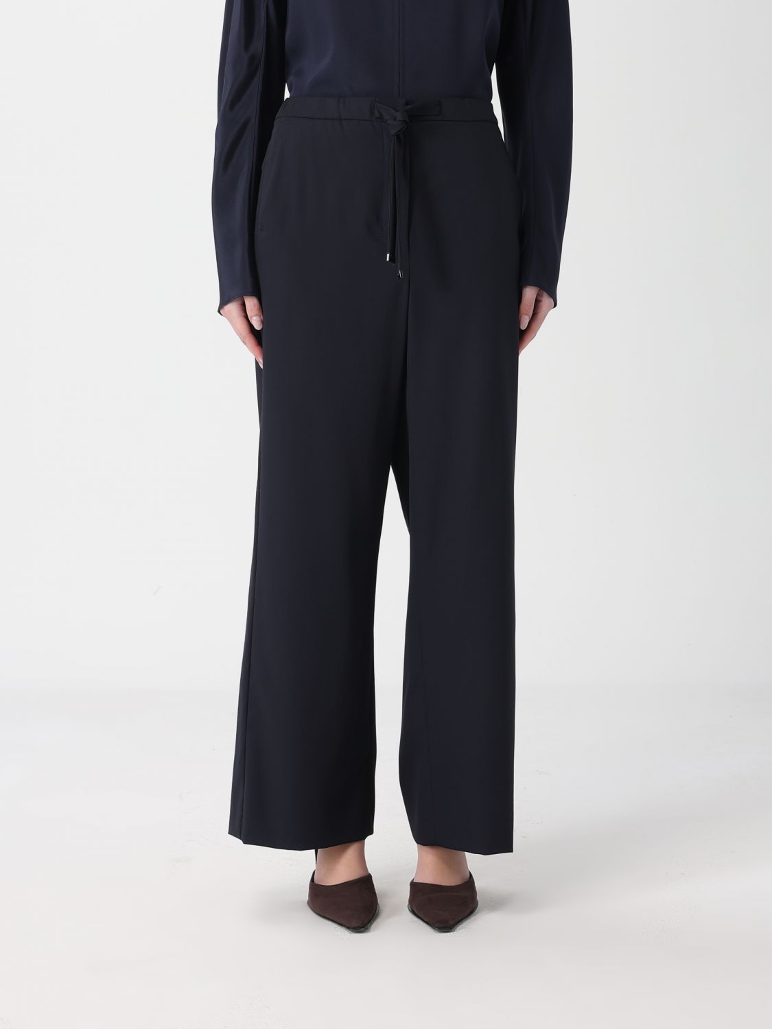 MAX MARA Gabardine Wide-leg Trousers　MAX MARA ギャバジン ワイドレッグ パンツ MAX