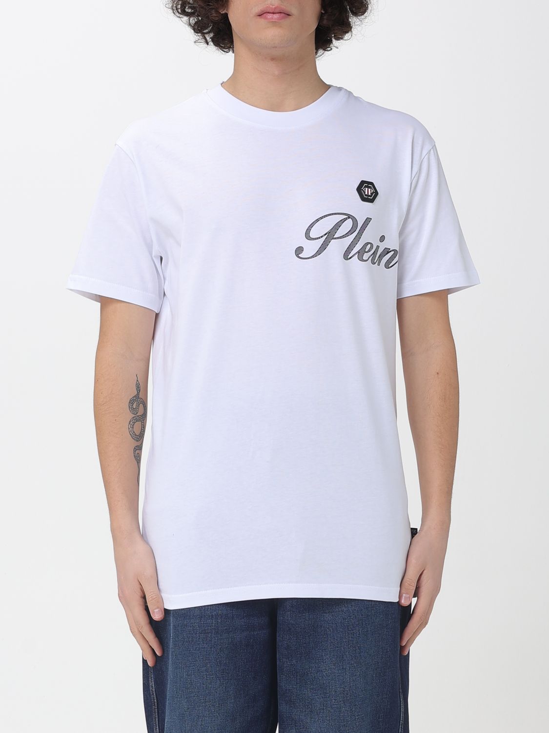PHILIPP PLEIN Cotton T-shirt with Logo