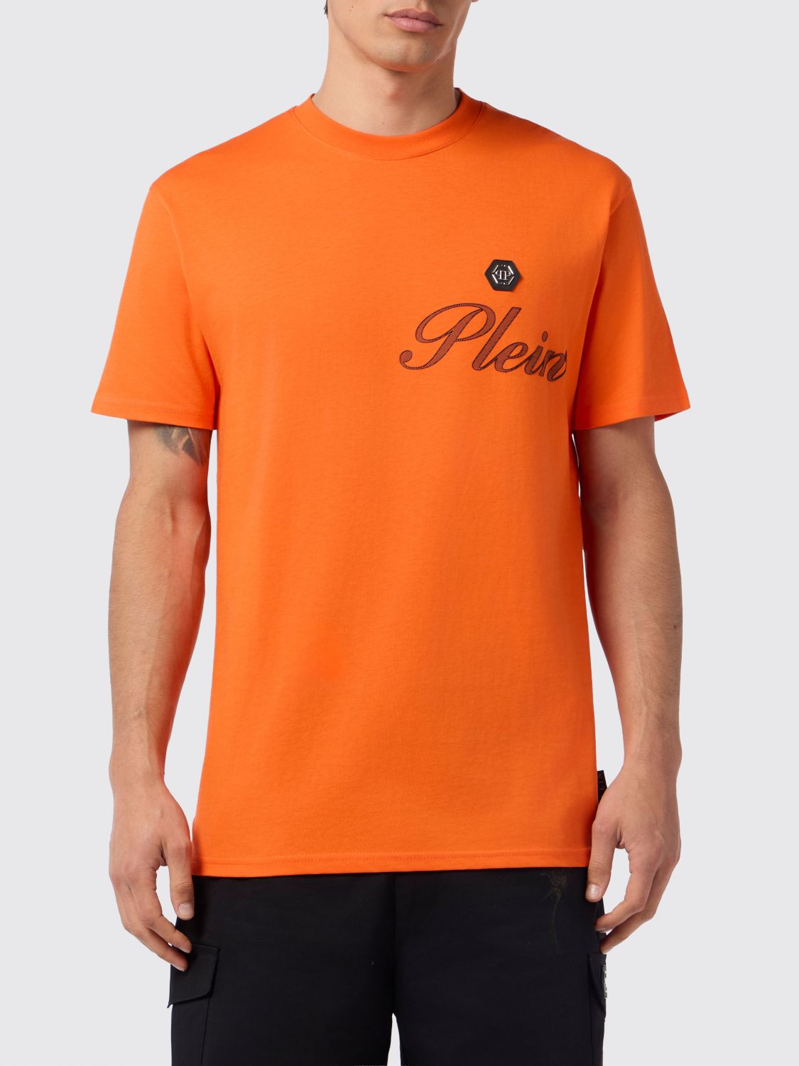 Philipp Plein Cotton T-shirt with Logo