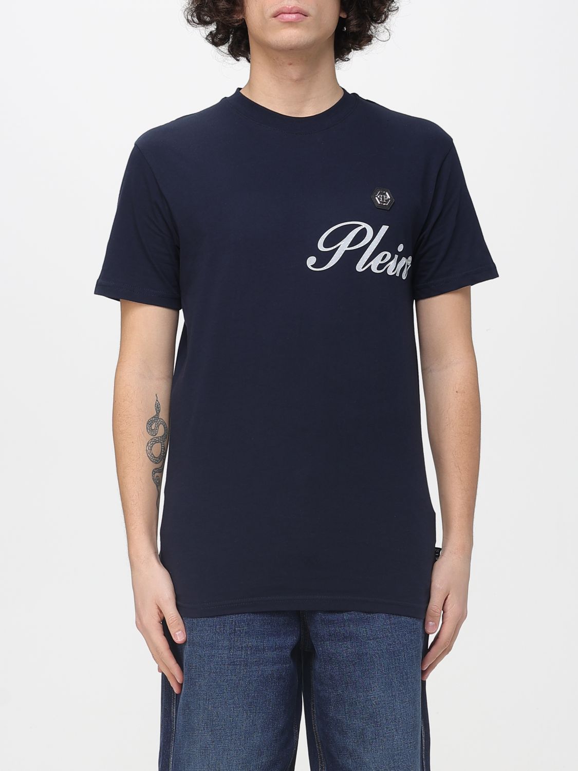 PHILIPP PLEIN Baumwoll T-Shirt mit Logo