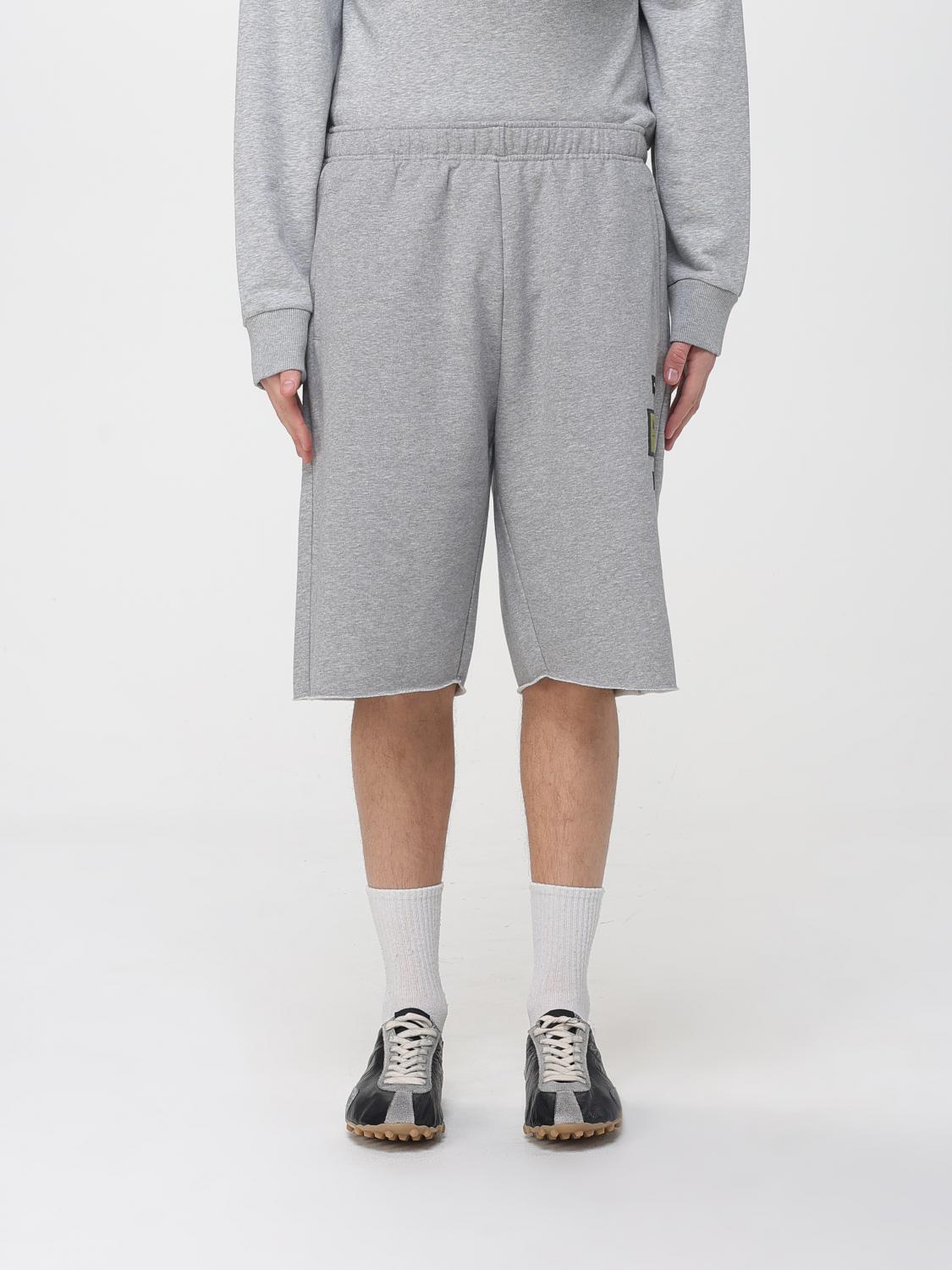 MM6 MAISON MARGIELA Cotton Shorts with Logo　MM6 MAISON MARGIELA ロゴ入りコットンショーツ MM6