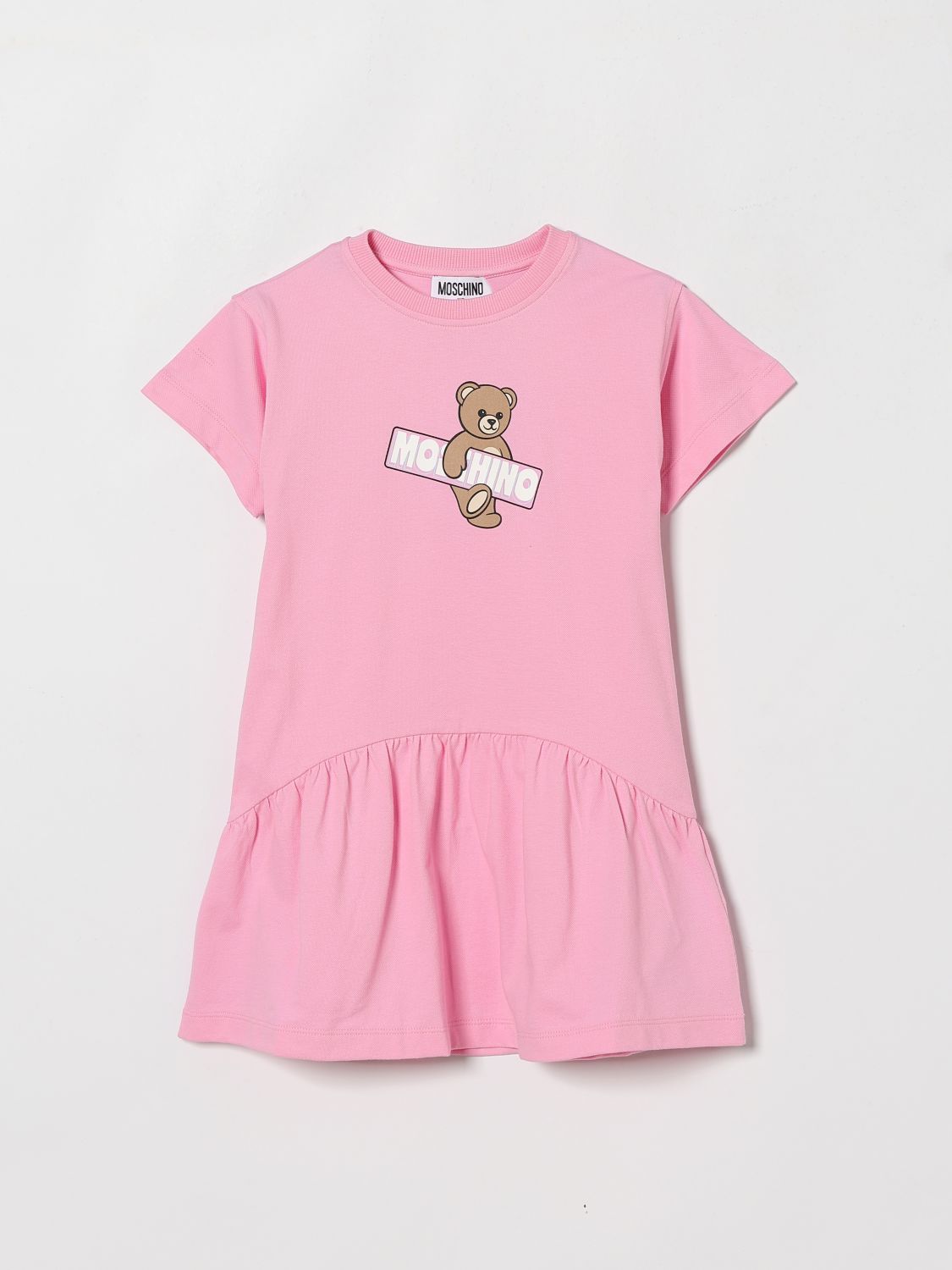 MOSCHINO Baumwollkleid mit Logo