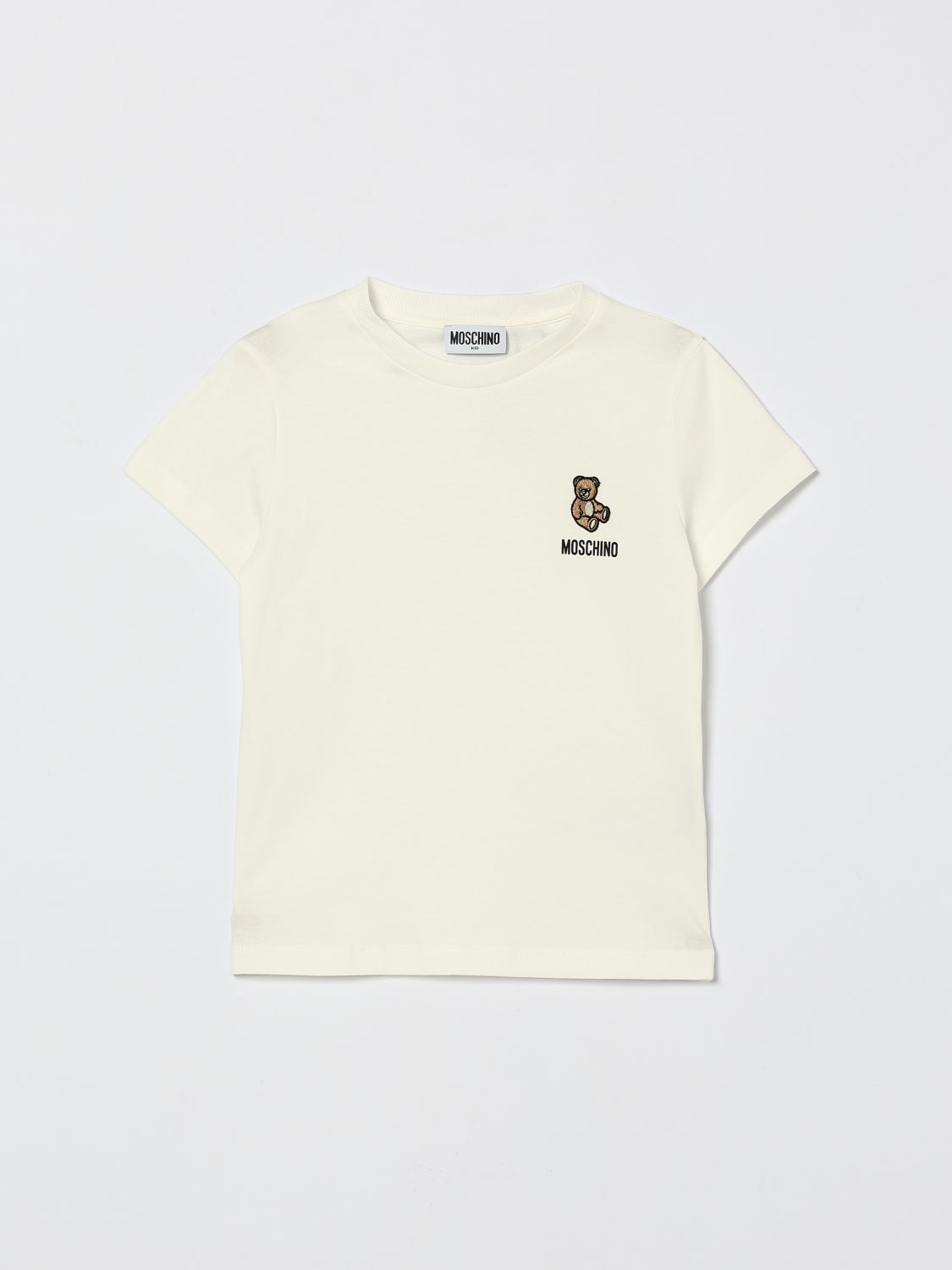 MOSCHINO Baumwoll-T-Shirt mit Teddy