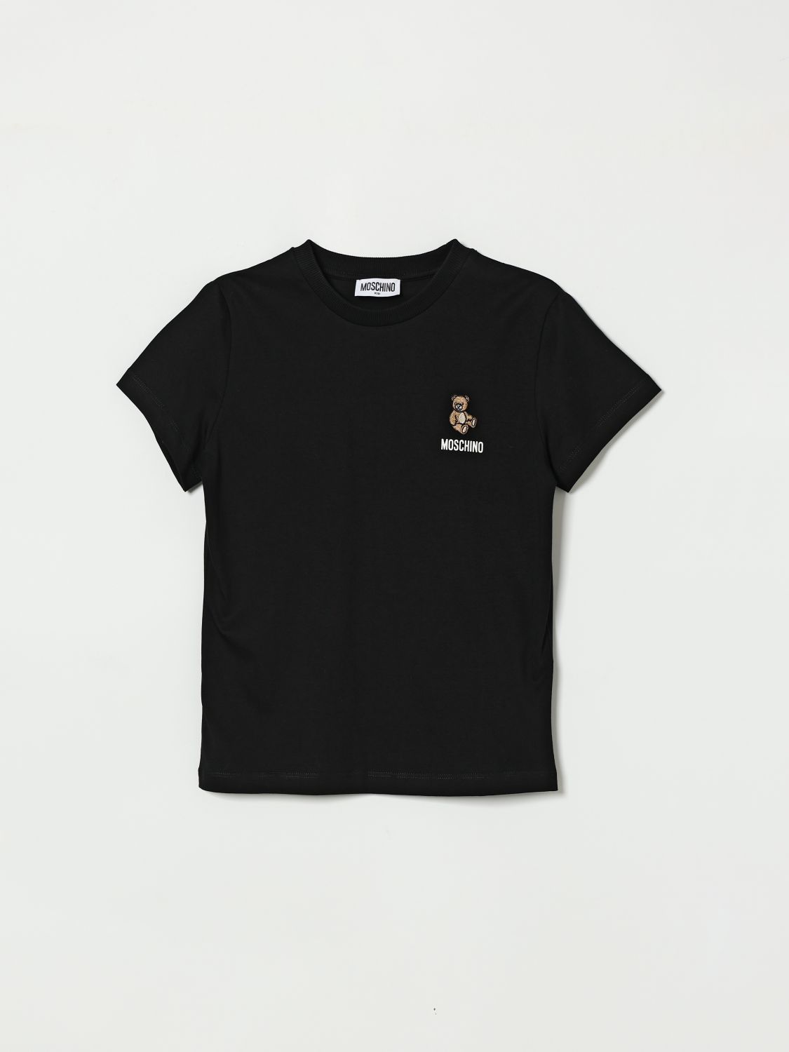 MOSCHINO Baumwoll-T-Shirt mit Teddy