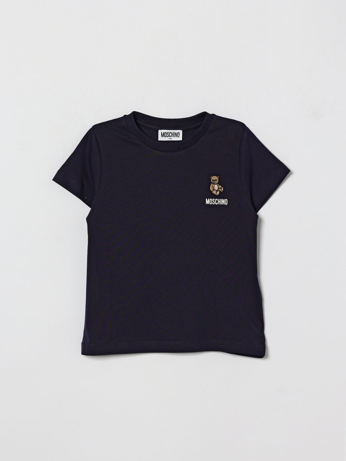 MOSCHINO Baumwoll-T-Shirt mit Teddy