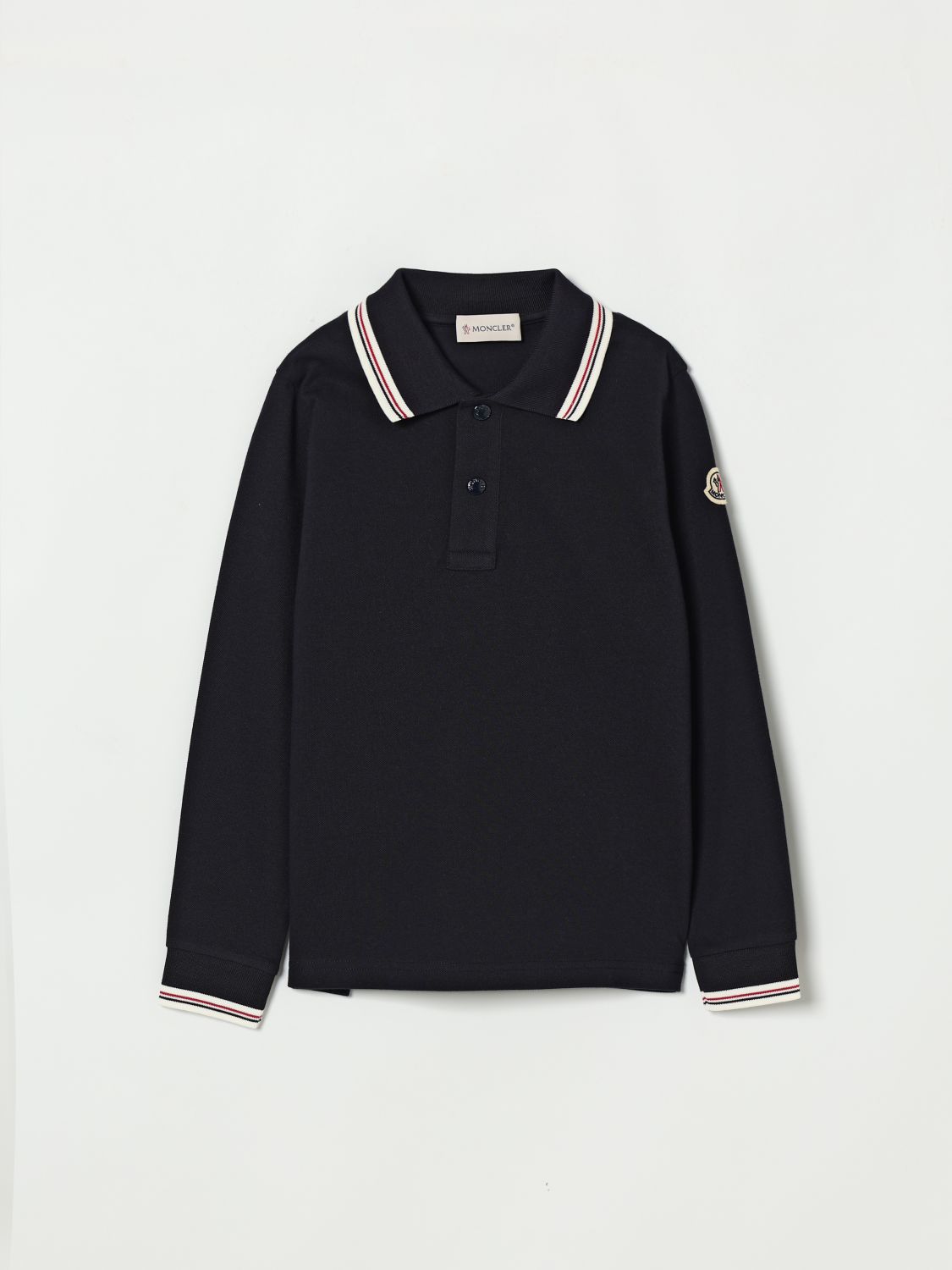 MONCLER Baumwoll-Polohemd mit Logo