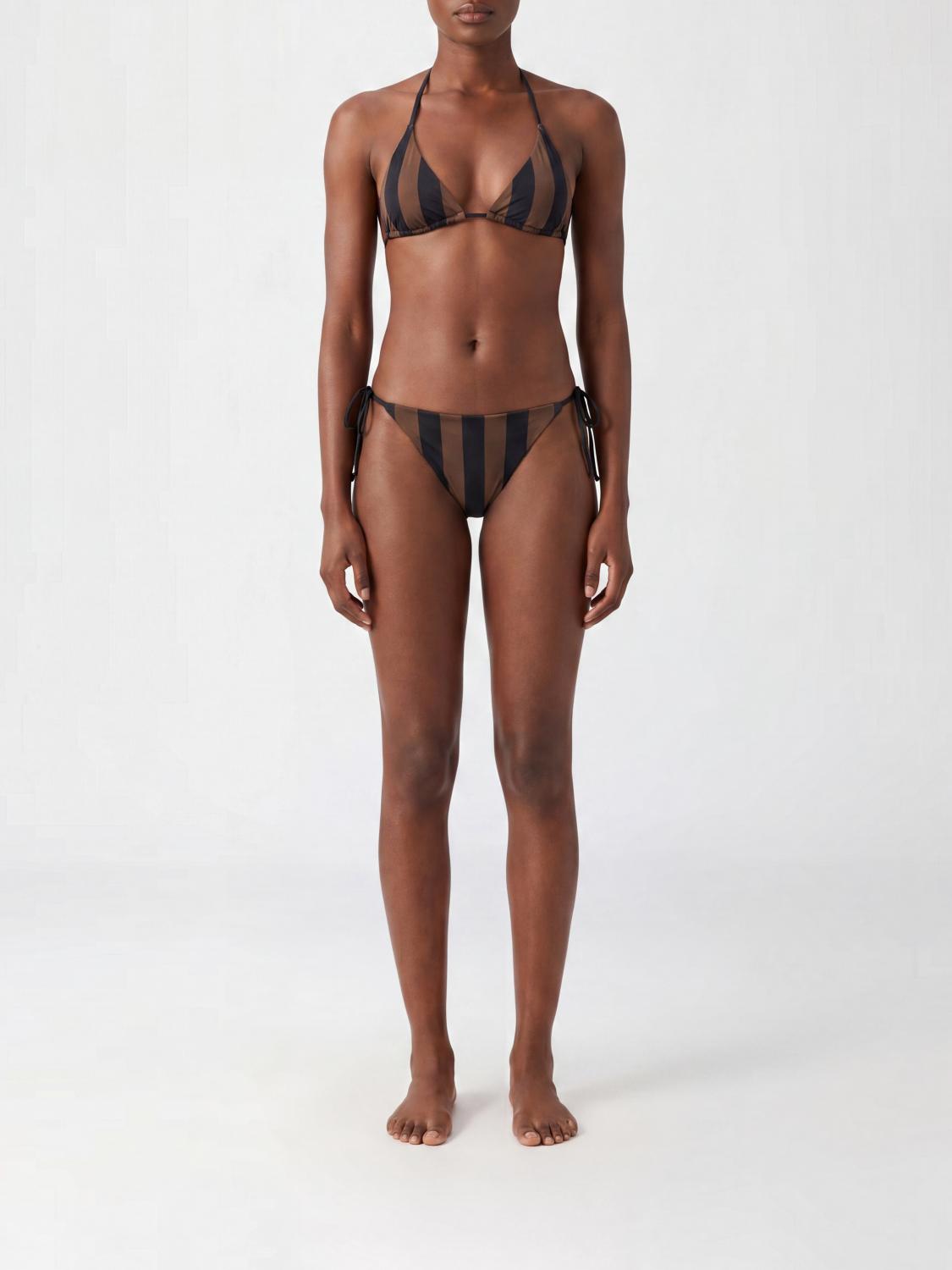 FENDI Costume da bagno bikini a righe