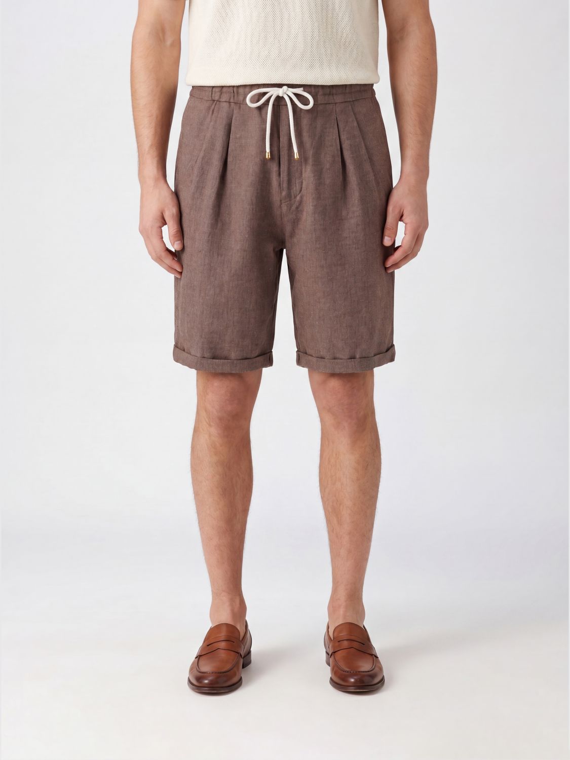 BRUNELLO CUCINELLI Shorts Men color Hazel
