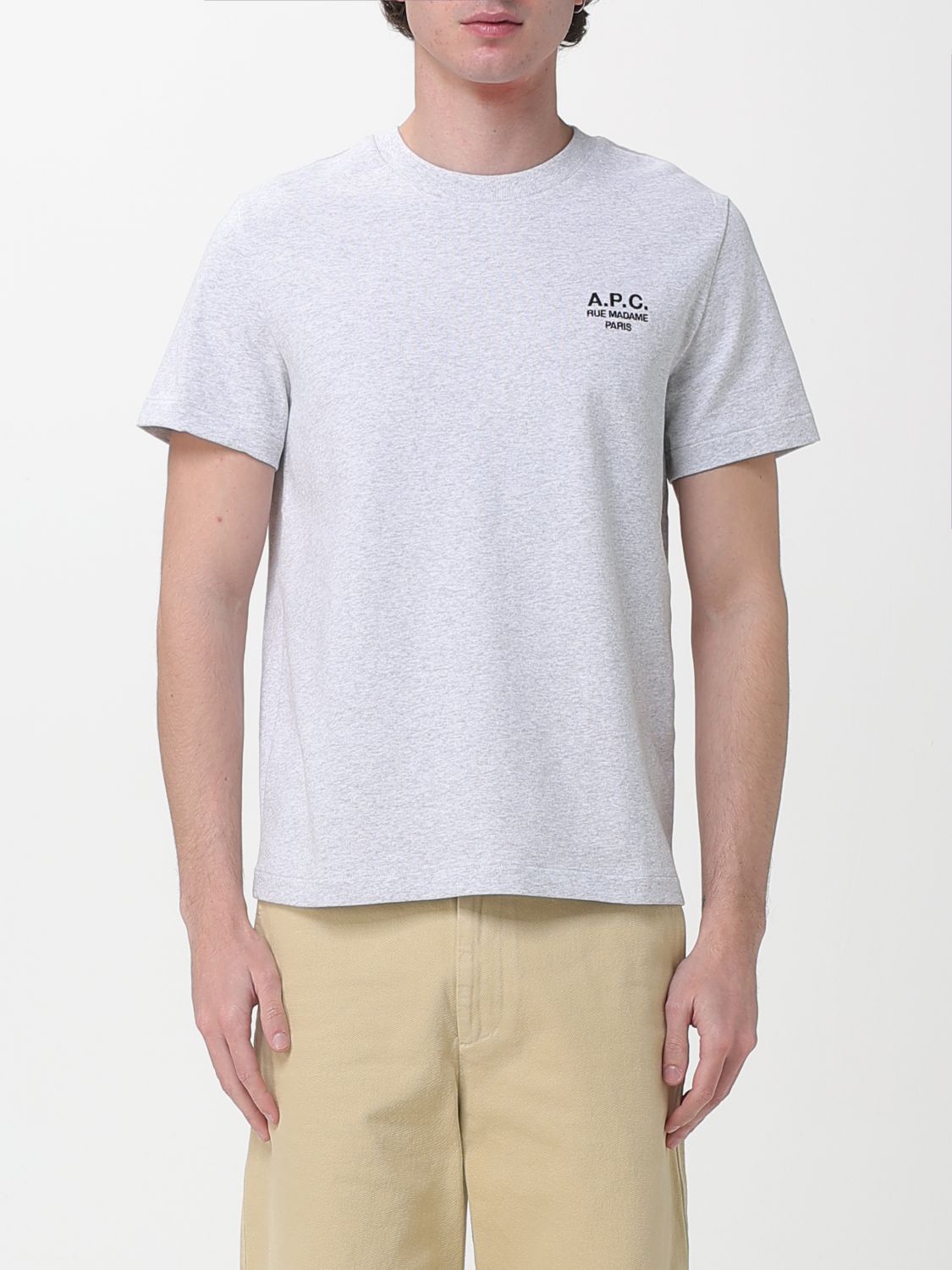 A. P.C. T-Shirt aus Bio-Baumwolle mit Logo