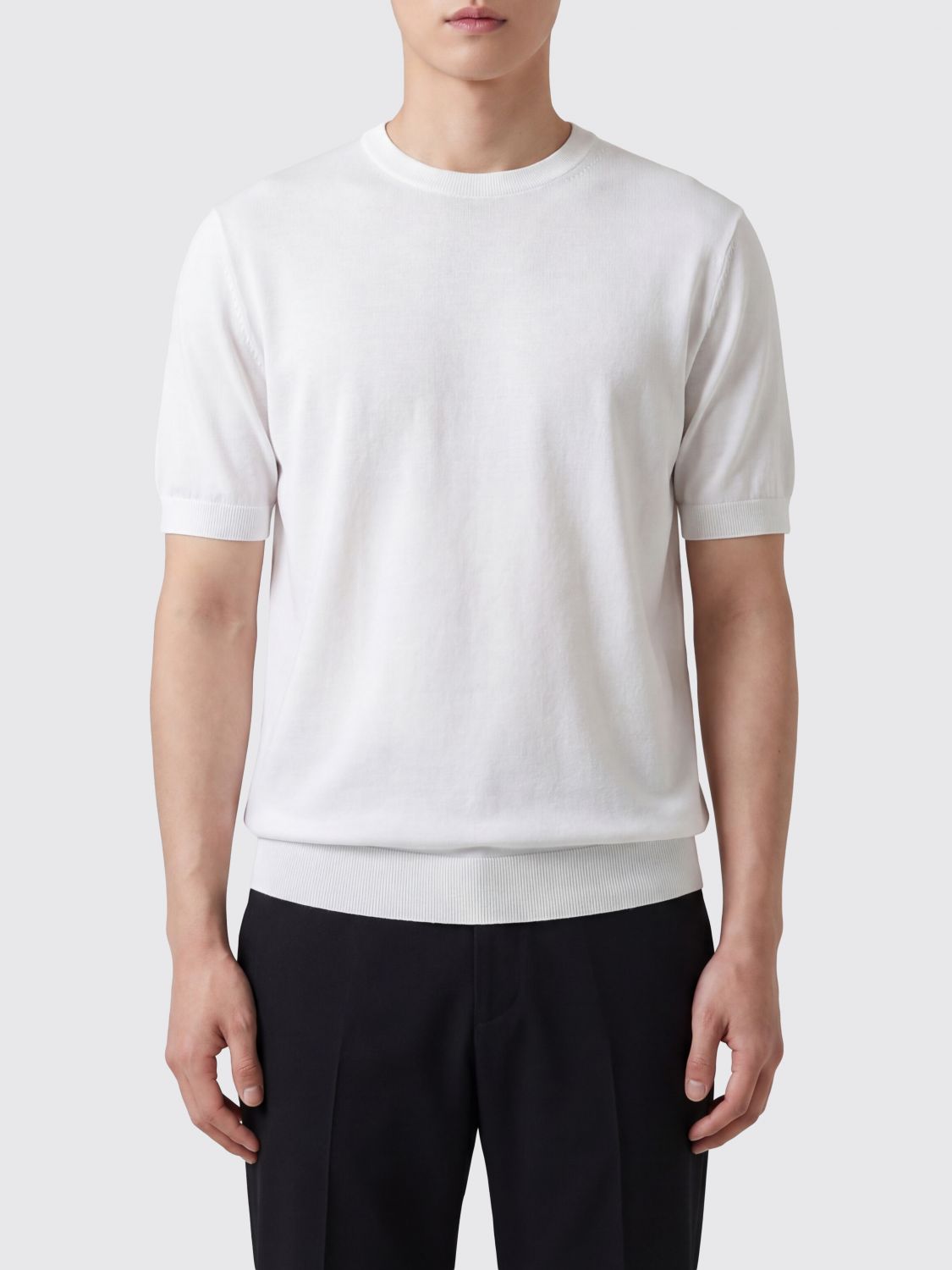 LARDINI Maglia girocollo in cotone