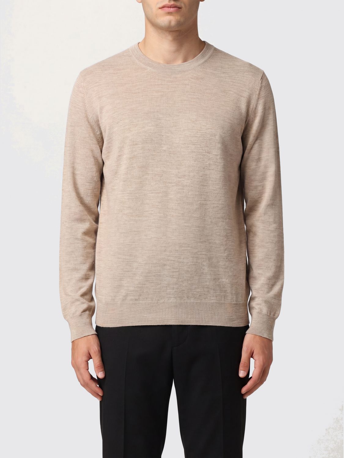 BRUNELLO CUCINELLI Pullover girocollo in cashmere e seta