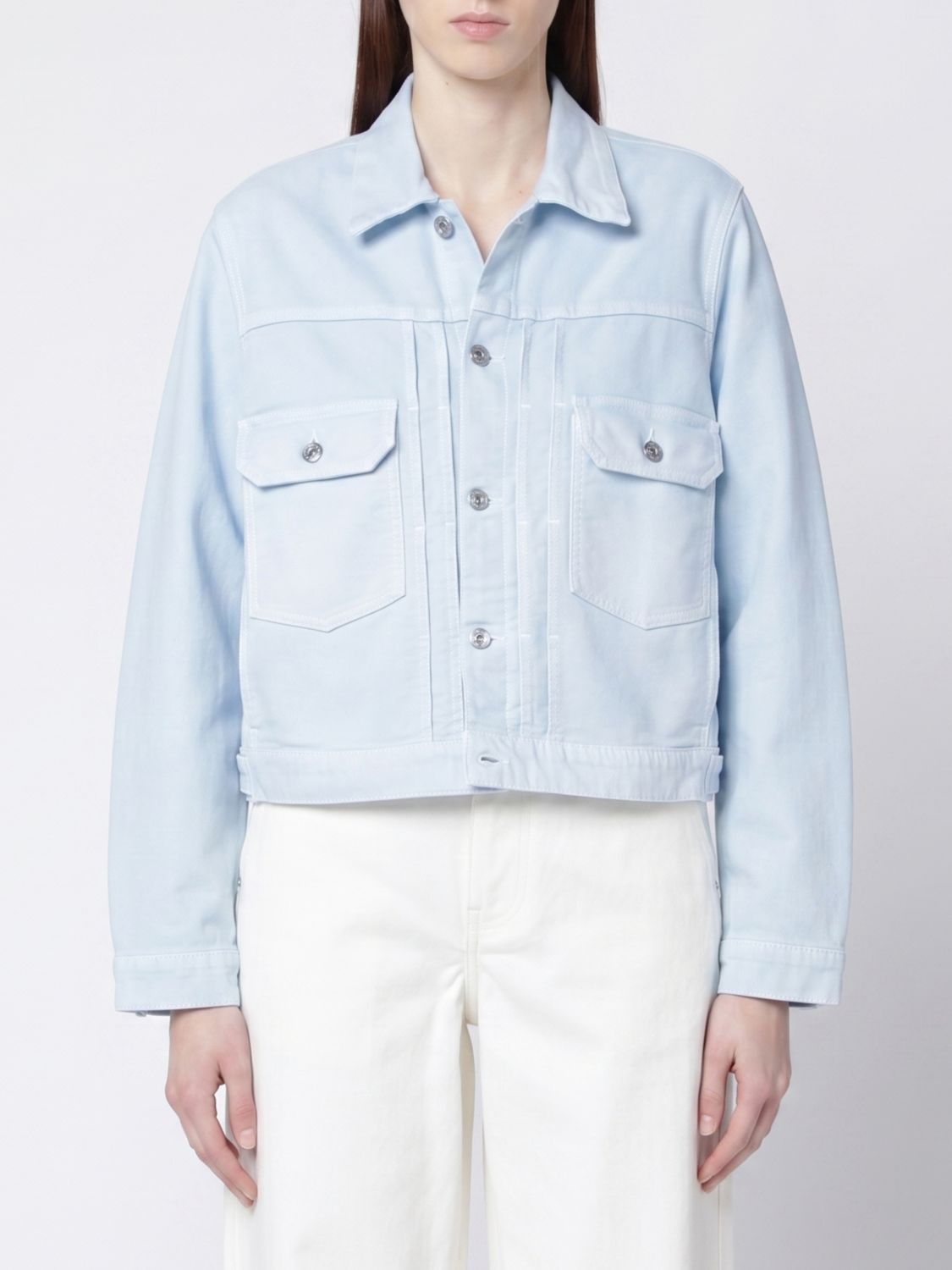 VICTORIA VICTORIA BECKHAM Jacket Woman color Denim