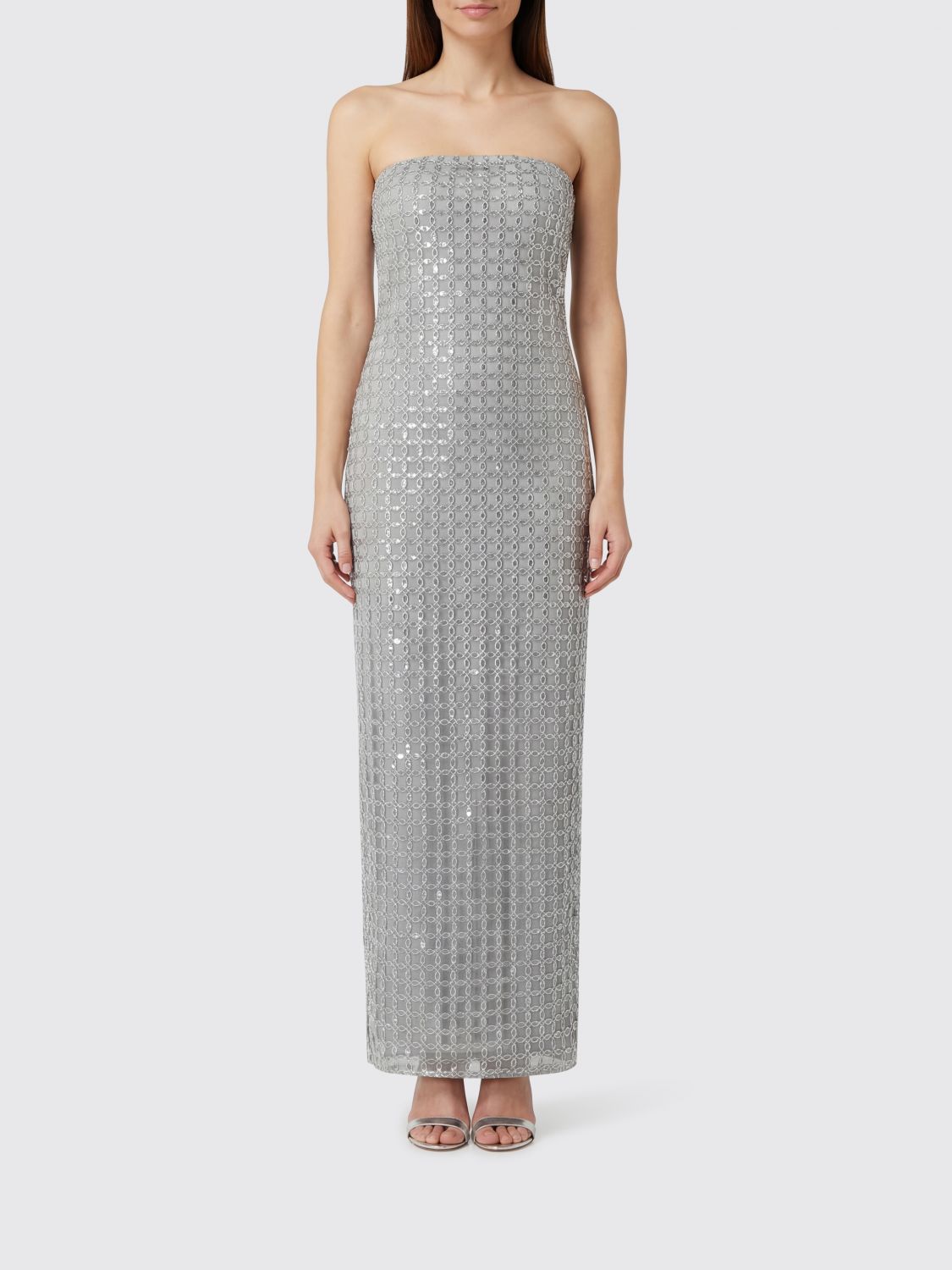 ROTATE Kleid Damen Farbe Grau