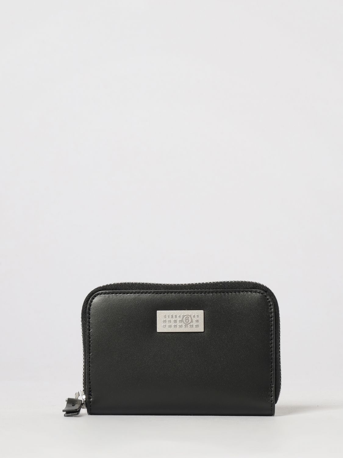 MM6 MAISON MARGIELA Wallet Woman color Black　MM6 MAISON MARGIELA 財布 レディース カラー ブラック MM6