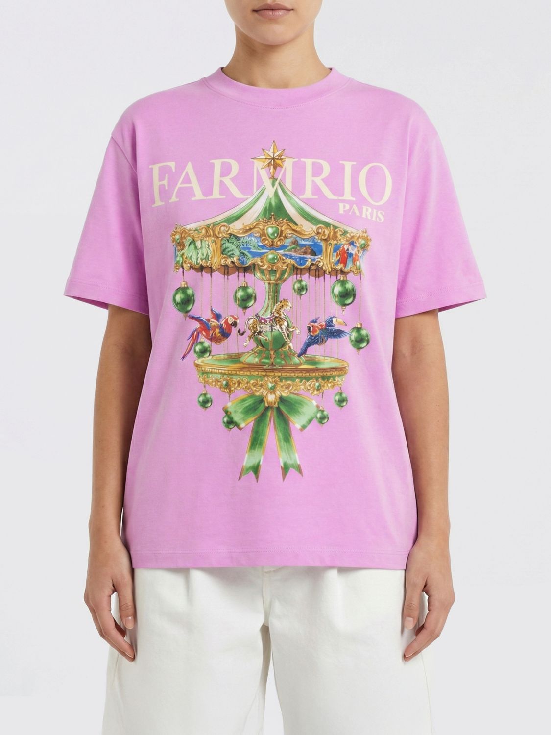 T-Shirts FARM RIO Donna colore Lilla