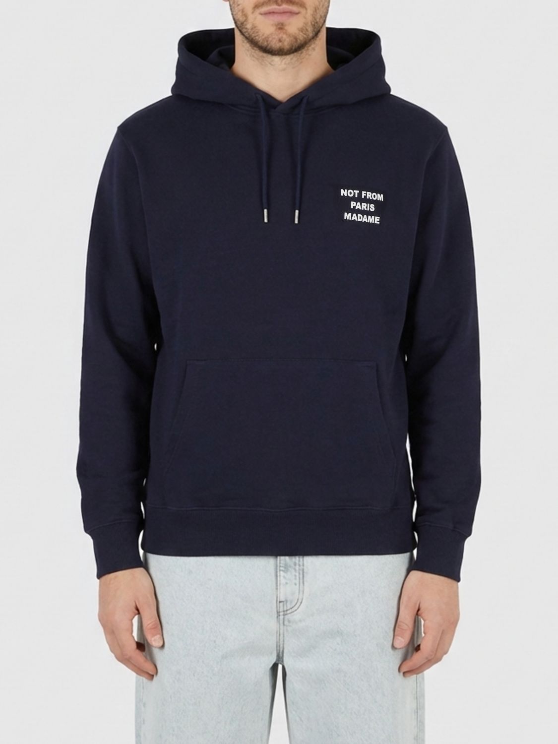Drôle de Monsieur Baumwoll-Kapuzenpullover