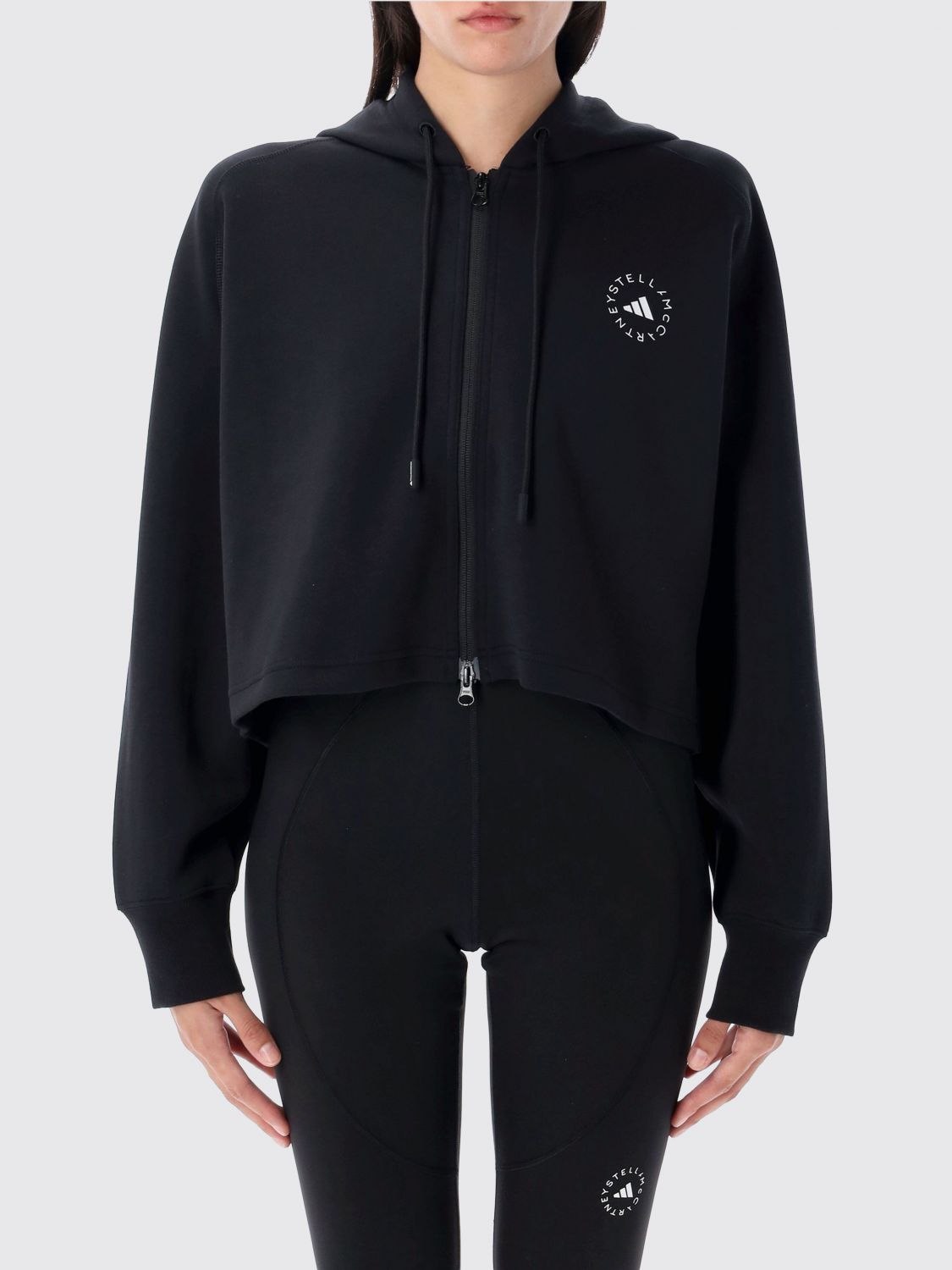 Stella McCartney ADIDAS BY STELLA MCCARTNEY Stretch Technical Fabric Hoodie　ADIDAS BY STELLA MCCARTNEY ストレッチ テクニカル ファブリック フーディ