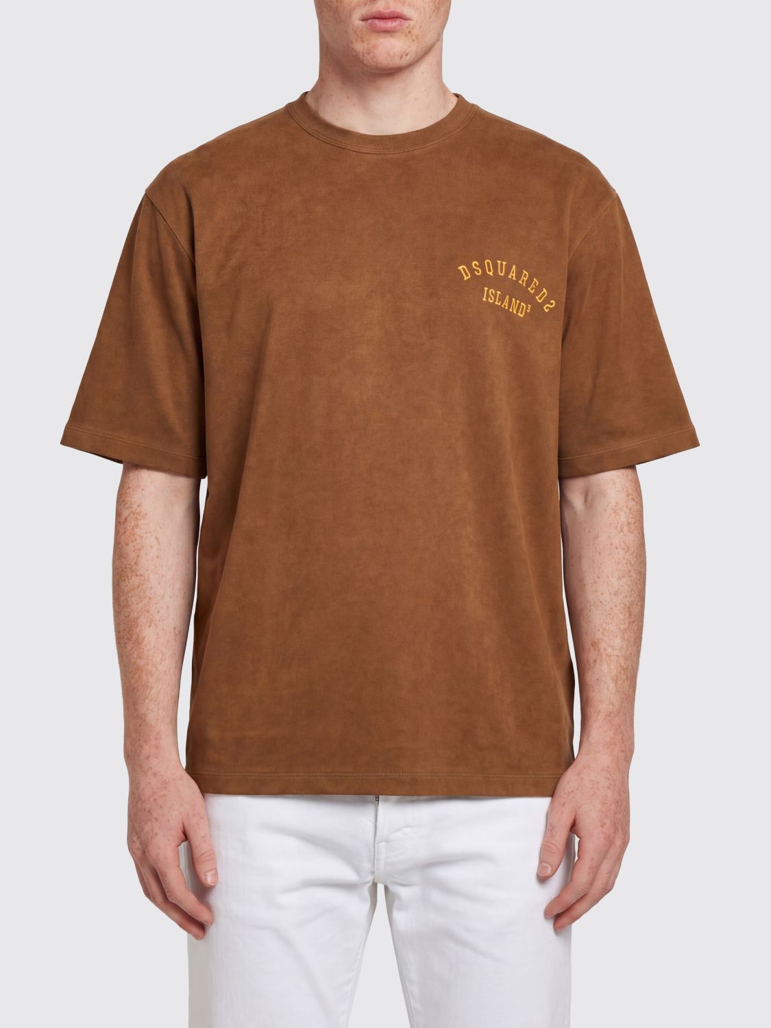 DSQUARED2 T-Shirt Men color Brown