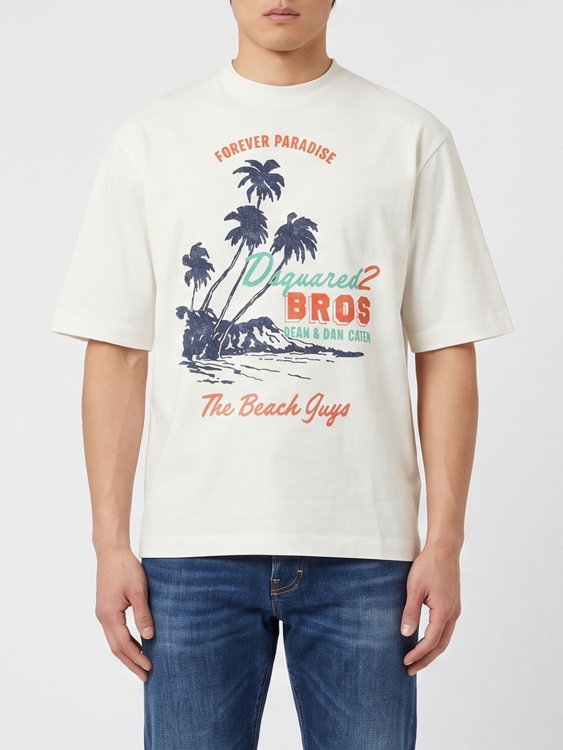 DSQUARED2 Cotton T-Shirt with Logo