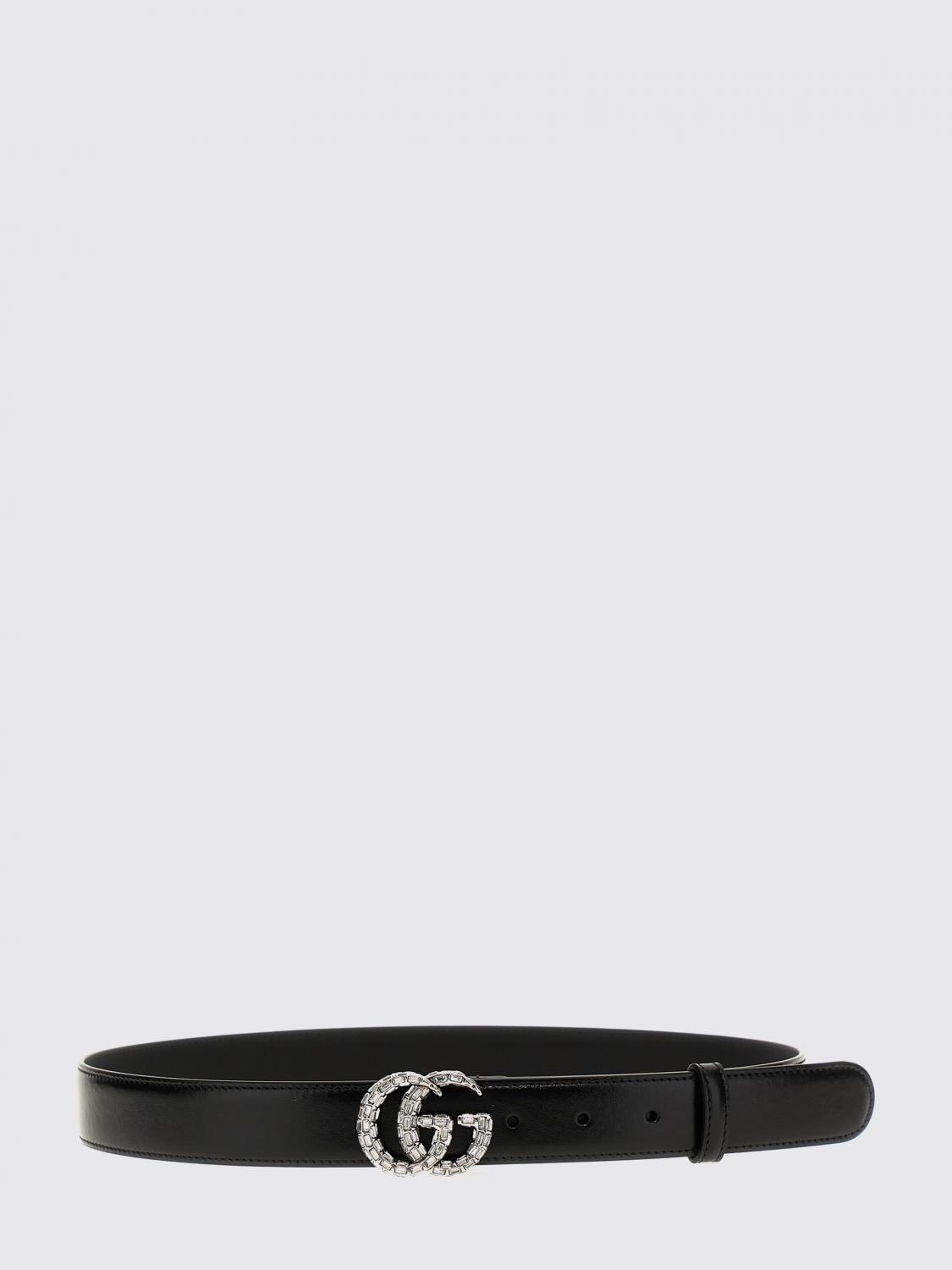 GUCCI Cintura in pelle di vitello laminata