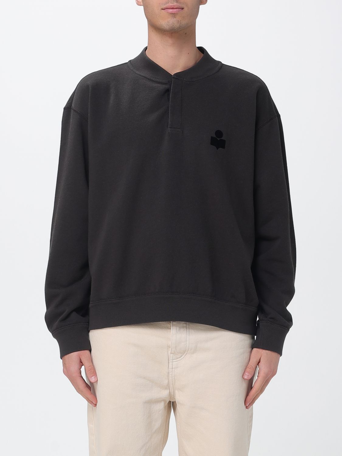 ISABEL MARANT Cotton Crew Neck Sweatshirt　ISABEL MARANT コットン クルーネック スウェットシャツ ISABEL