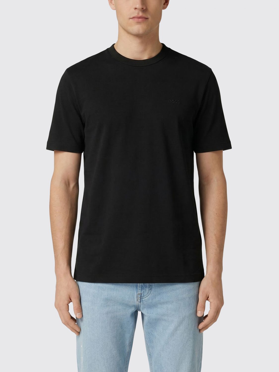 BOSS Basic T-Shirt aus Baumwolle