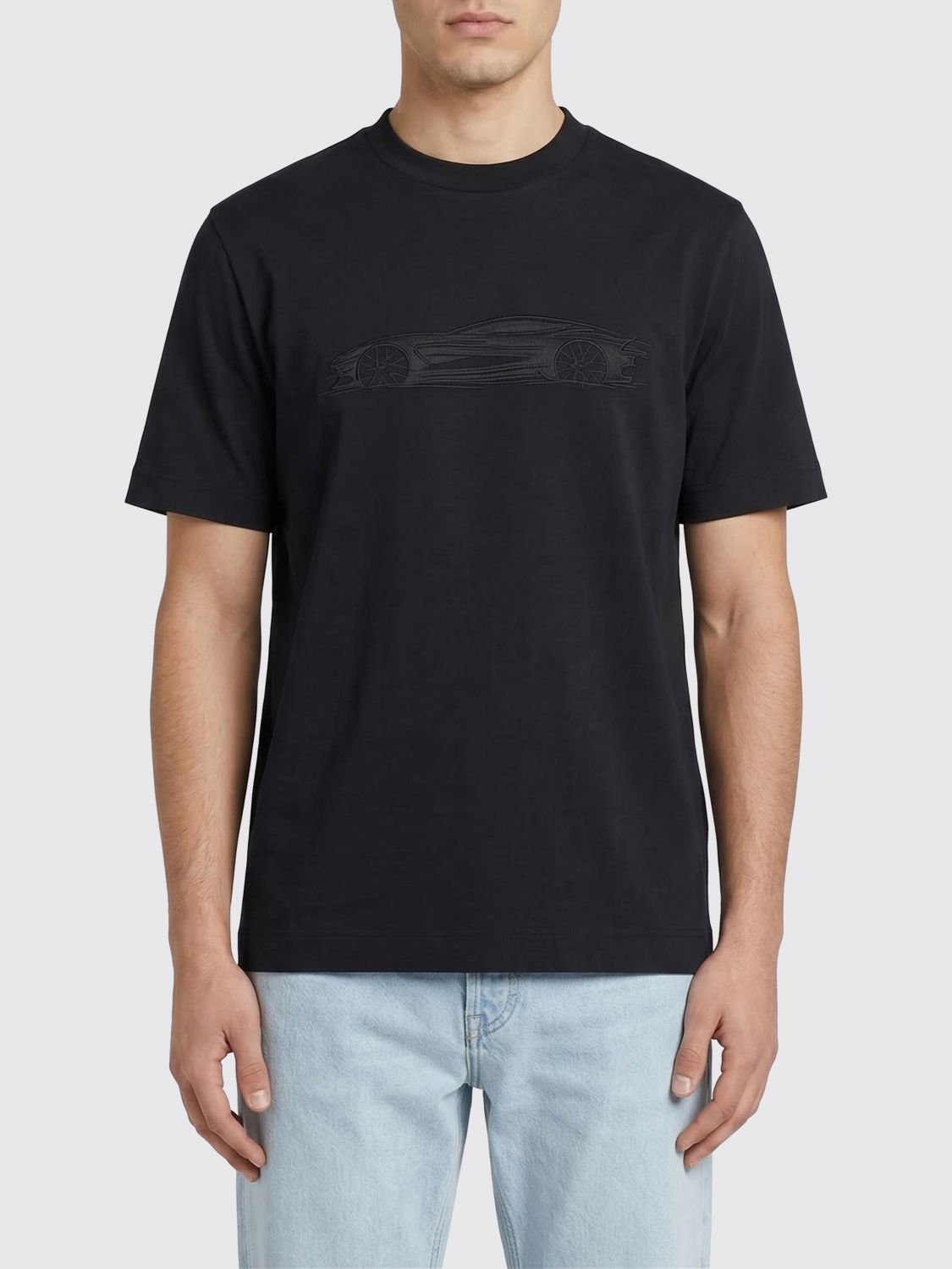 BOSS Baumwoll T-Shirt mit Logo