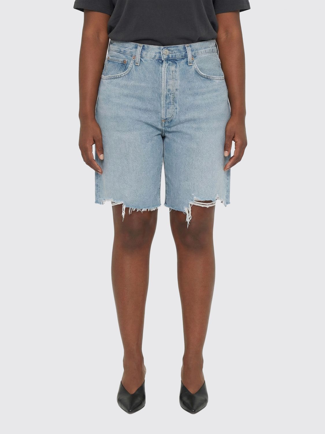 Pantaloncini AGOLDE Donna colore Blue