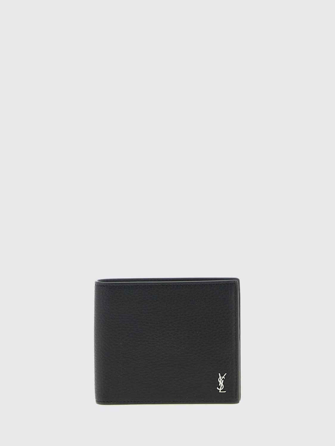 SAINT LAURENT Portafoglio TINY CASSANDRE EAST/WEST in pelle martellata