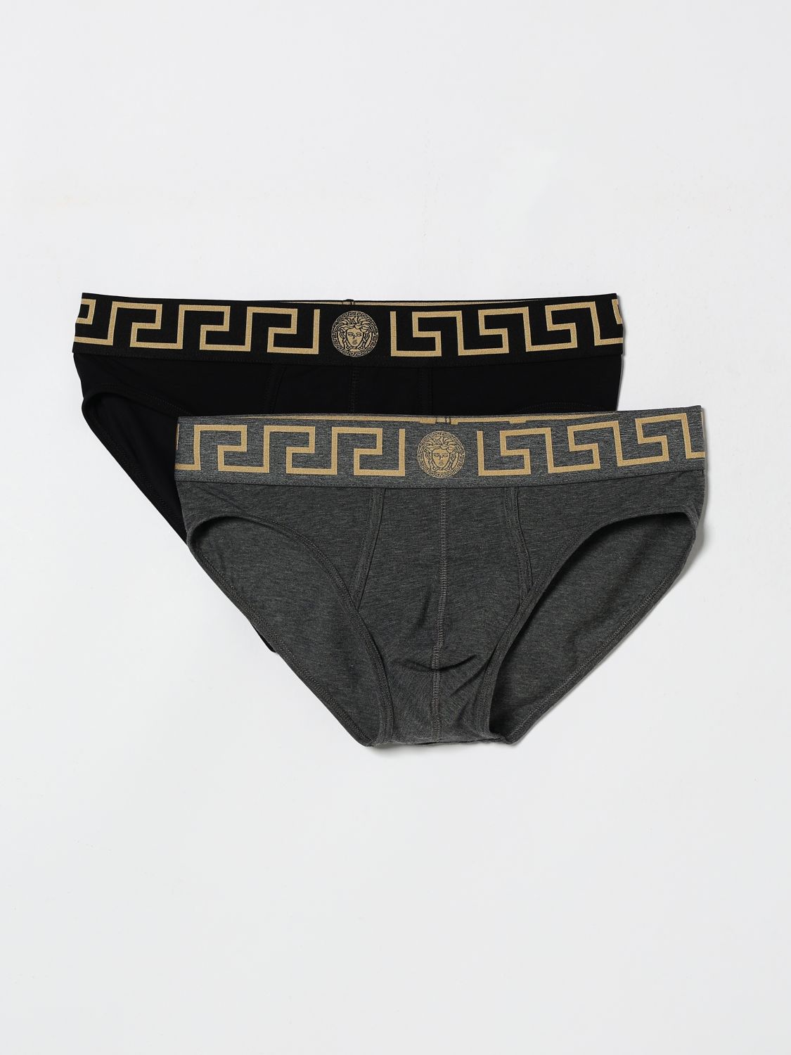 VERSACE VERSACE Set of 2 Stretch Cotton Briefs　VERSACE ストレッチコットン ブリーフ 2 枚セット