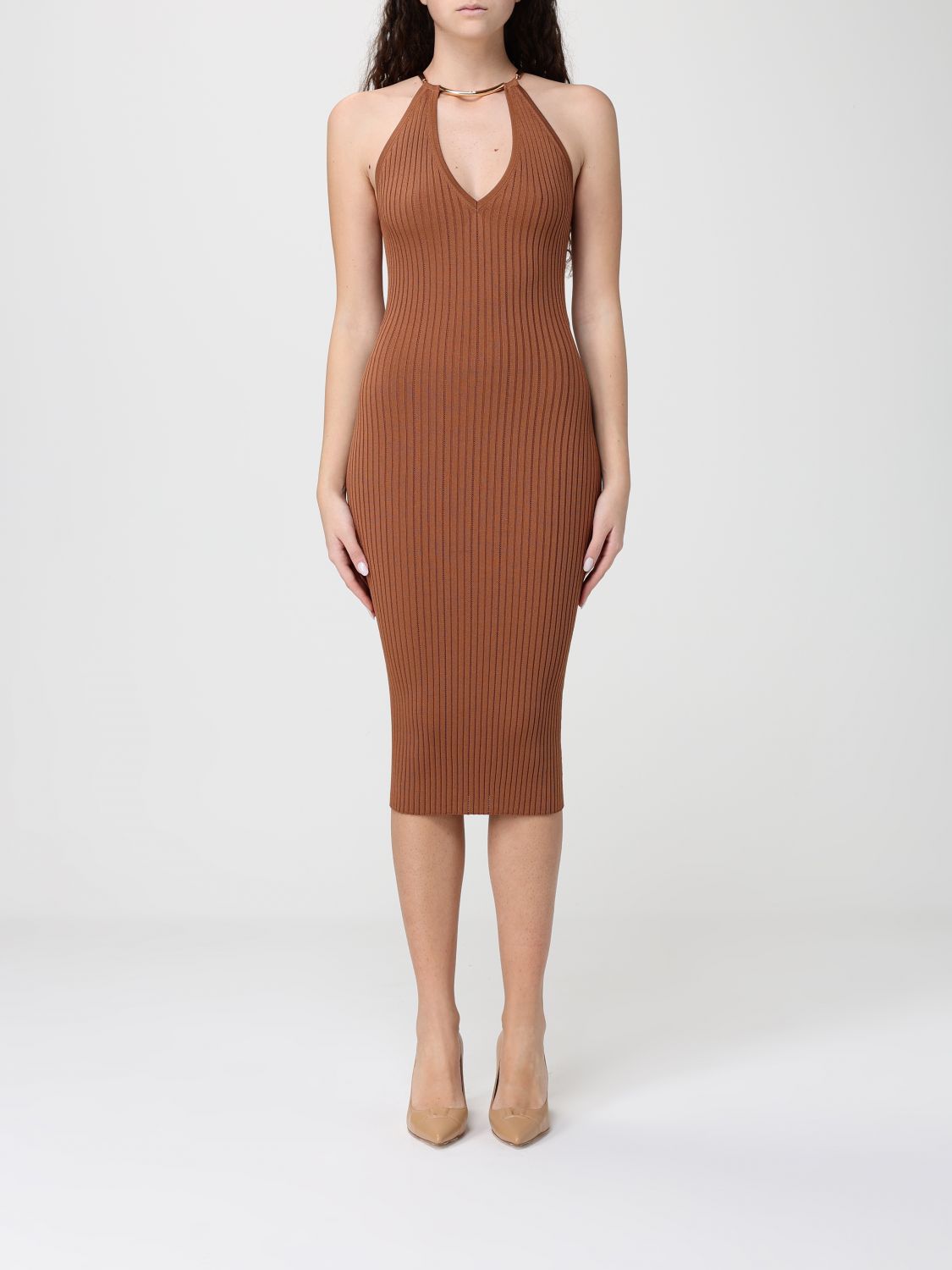 ELISABETTA FRANCHI Viskose-Strickkleid