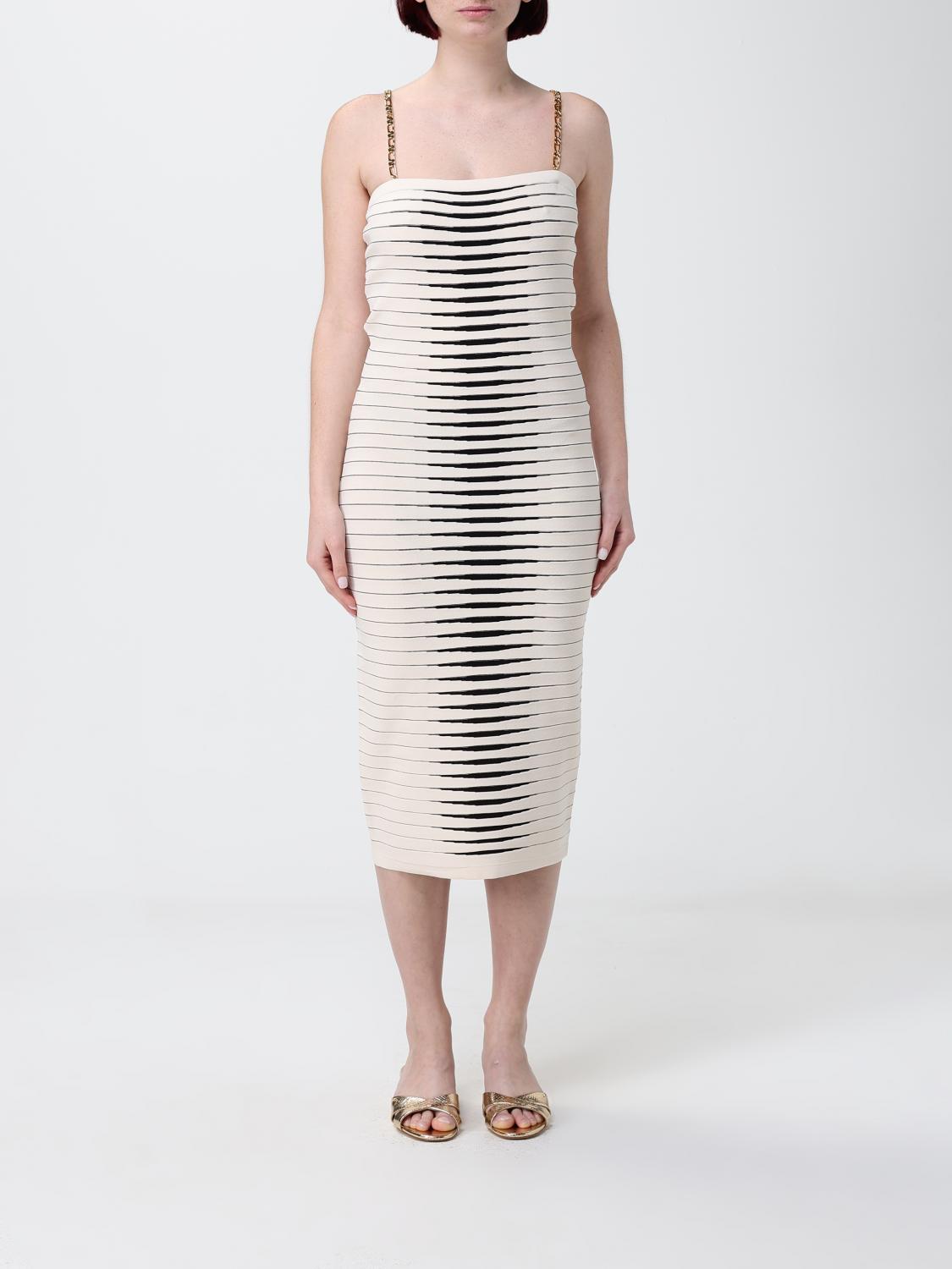 ELISABETTA FRANCHI Midikleid aus Viskosemischung
