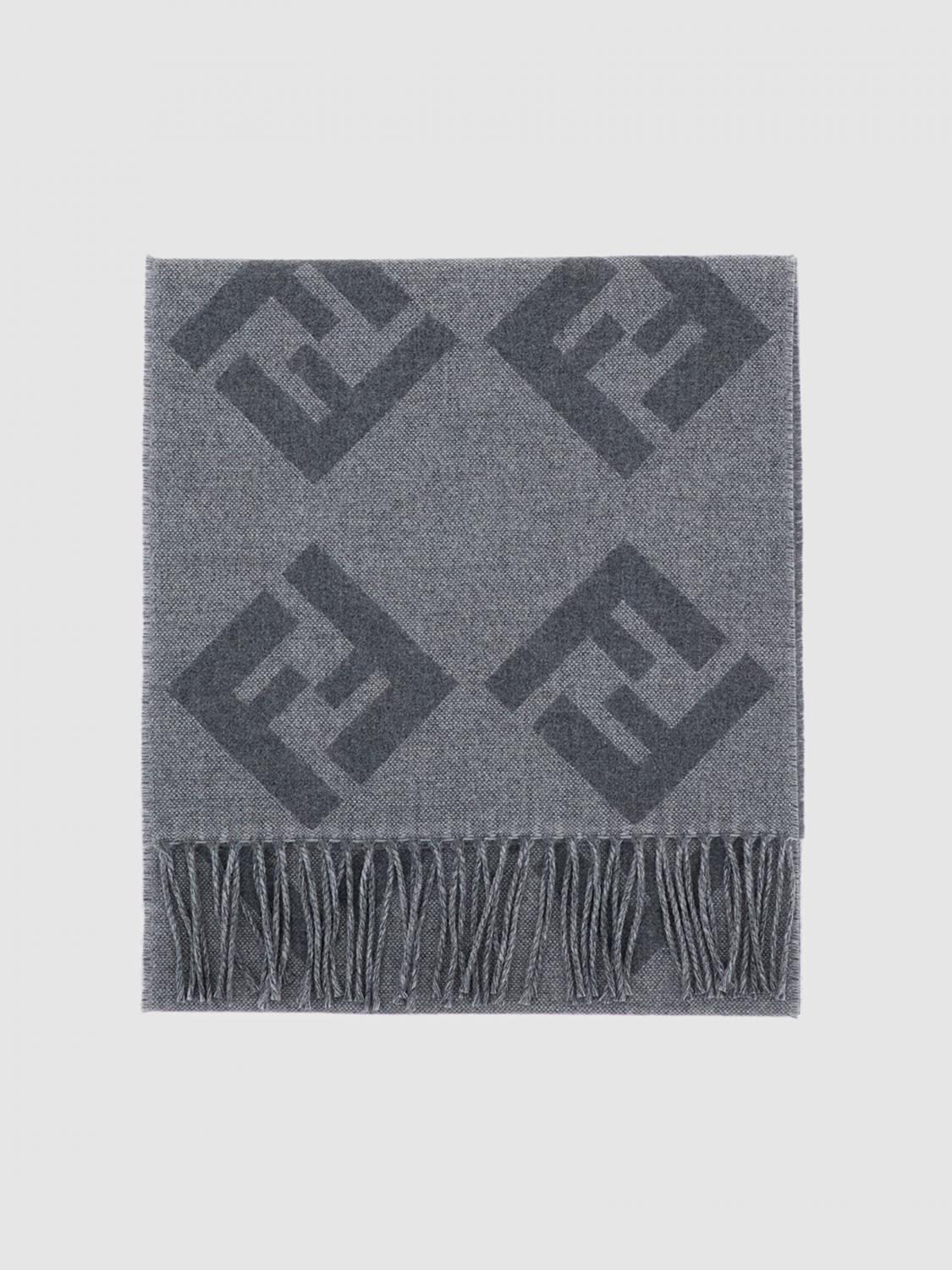 FENDI Sciarpa FF in lana con monogram all over