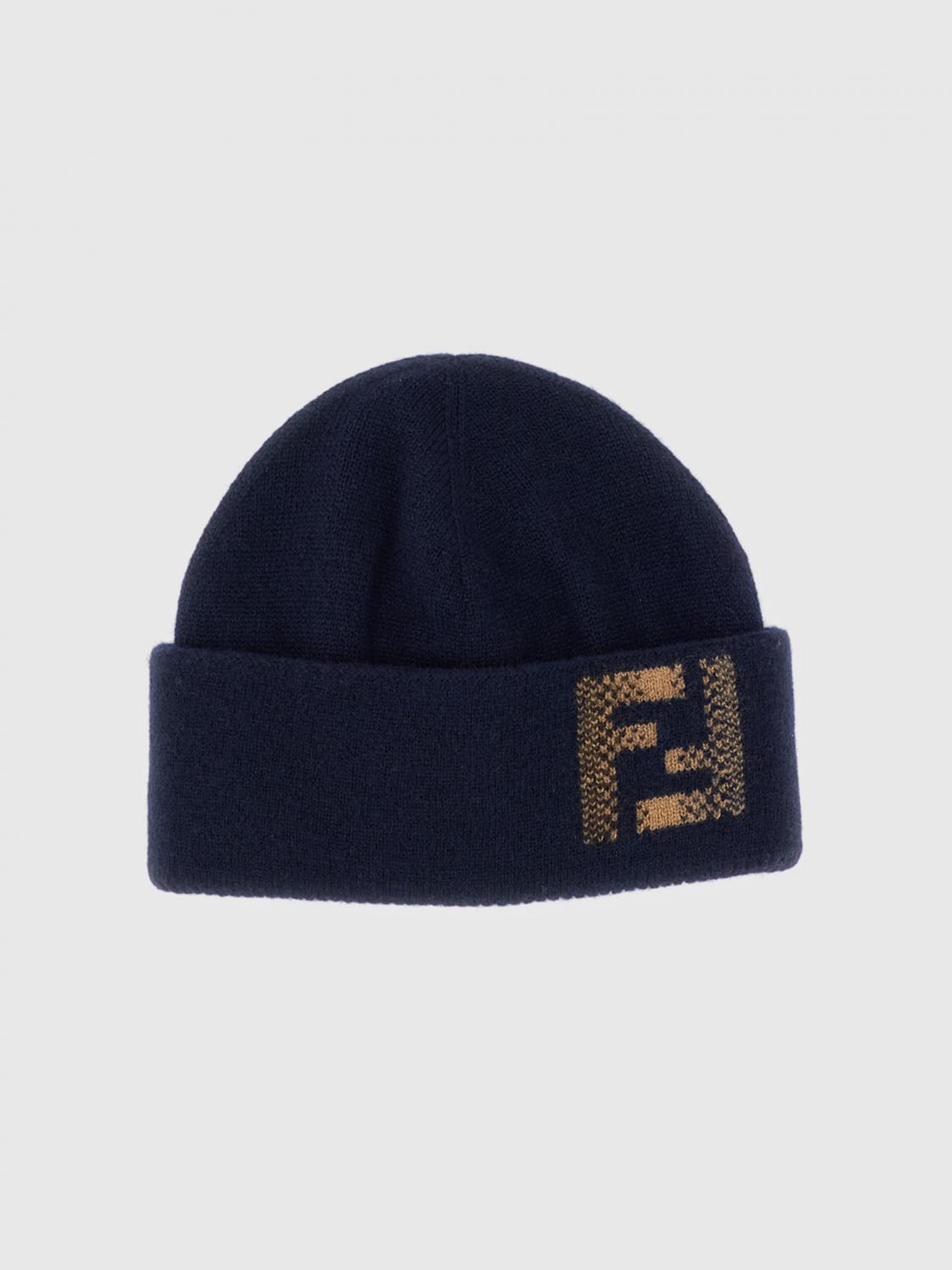 FENDI Cappello FF in misto lana