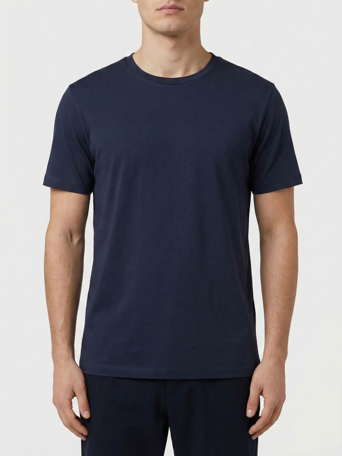 HERNO HERNO T-Shirt Men color Blue　ヘルノ Tシャツ メンズ カラー ブルー