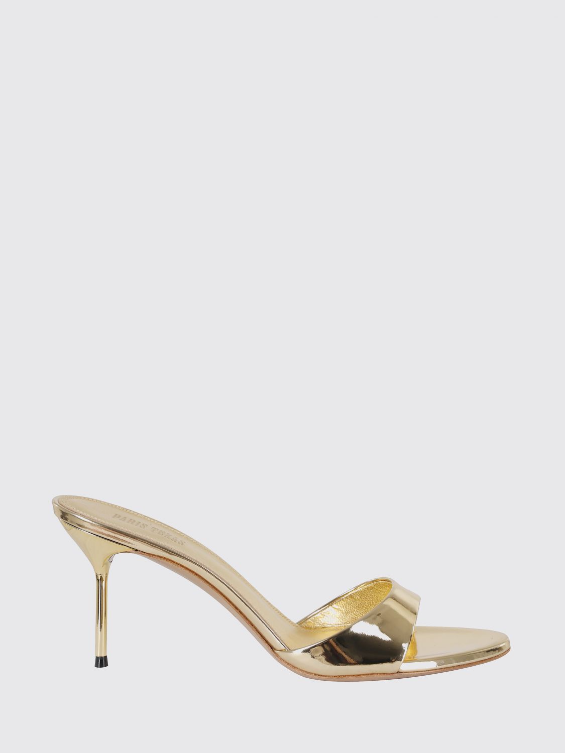 PARIS TEXAS Heeled Sandal Woman color Gold