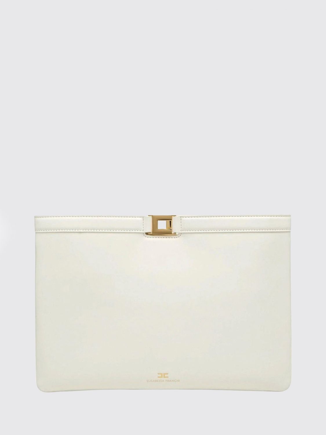 Elisabetta Franchi Faux Leather Clutch · OS